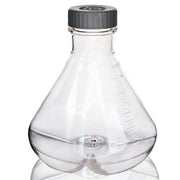 Sterile Vented Baffled-Bottom PETG Erlenmeyer Flask, USP Class VI, 3L