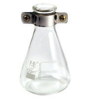 Metallic-Coated Boiling Flask for Food Calorimeter, 125mL, Borosilicate Glass