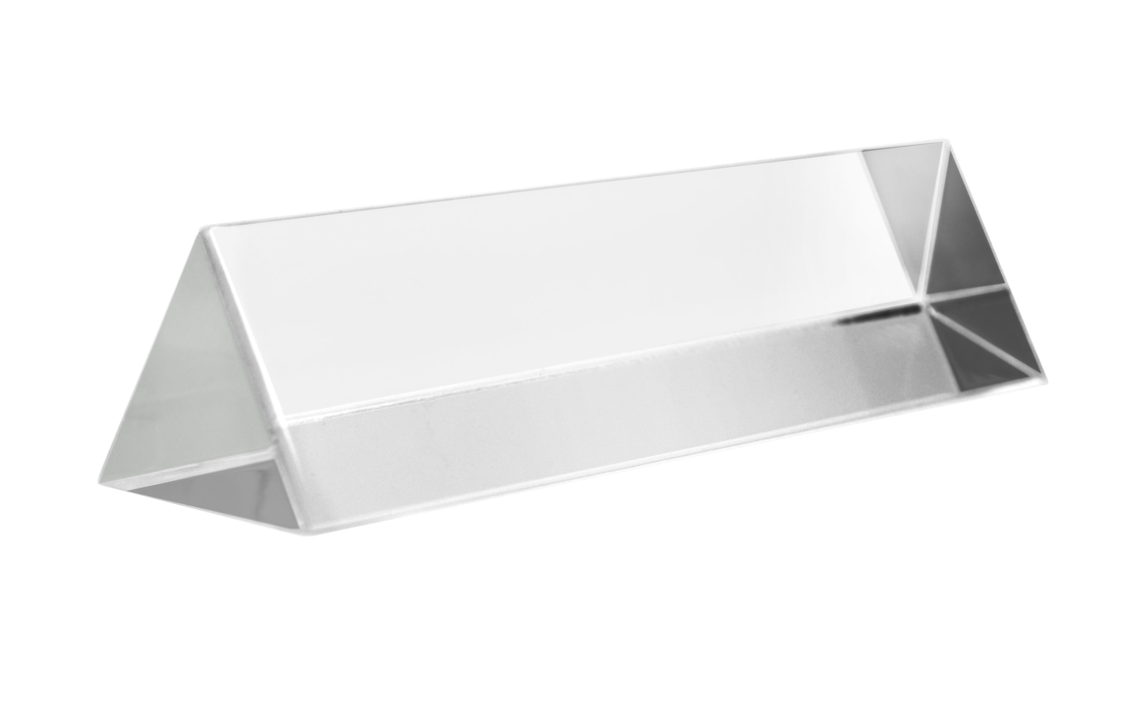Equilateral Acrylic Prism, 100mm Length, 25mm Faces