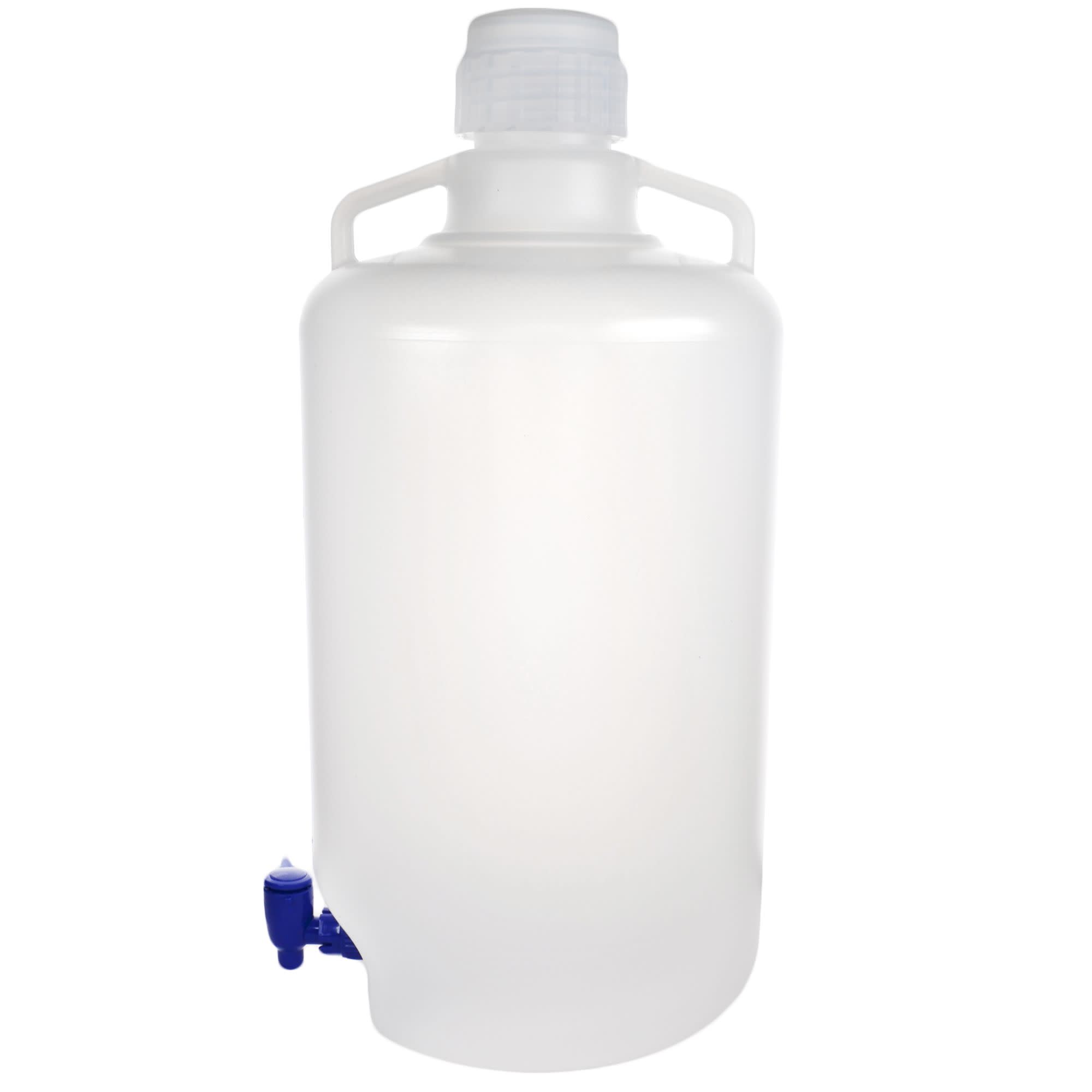 Autoclavable Polypropylene Carboy with Silicone-Lined Cap and Spigot, 25L, 0-135°C