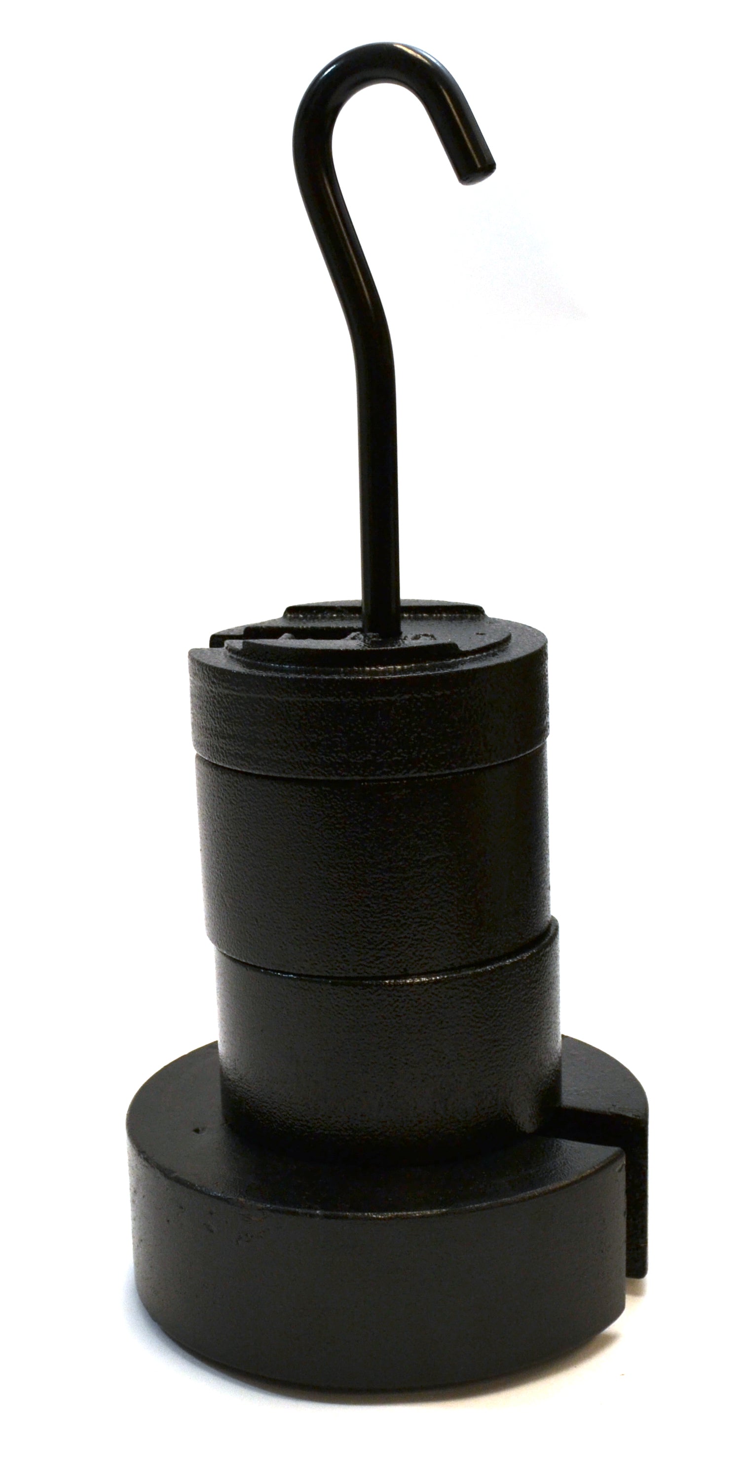 5-Piece Cast Iron Stackable Slotted Mass Set, 10kg Total
