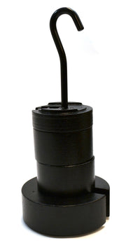 5-Piece Cast Iron Stackable Slotted Mass Set, 10kg Total