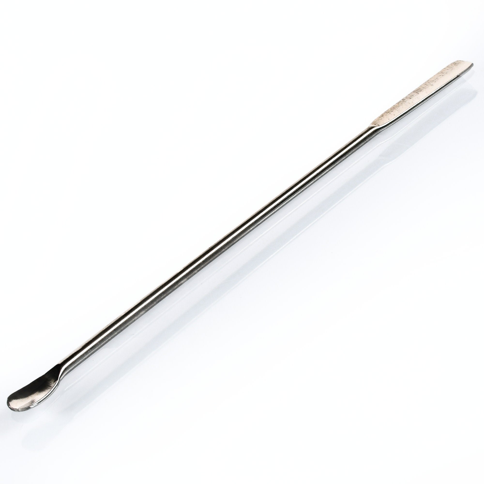 6" Stainless Steel Micro Spatula with Spoon End