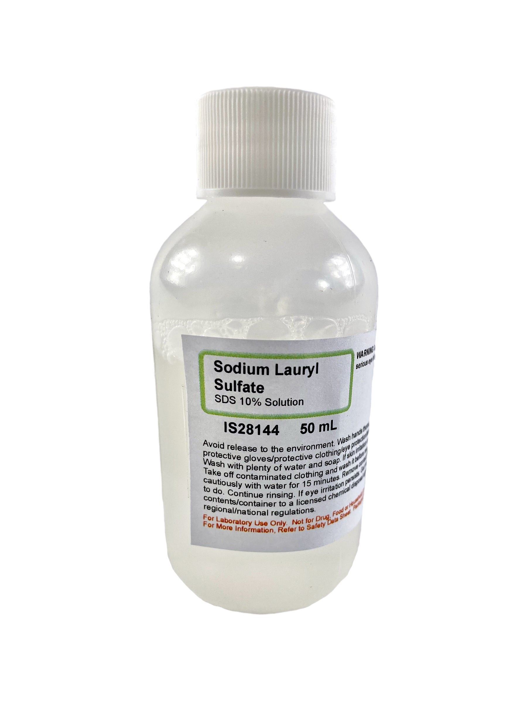 Sodium Lauryl Sulfate Solution, 10%, 50mL, Laboratory Grade