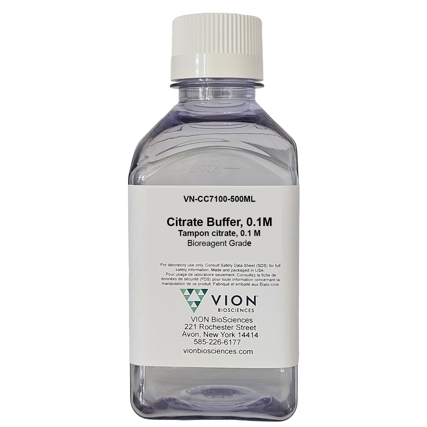 0.1 M Citrate Buffer, Bioreagent Grade
