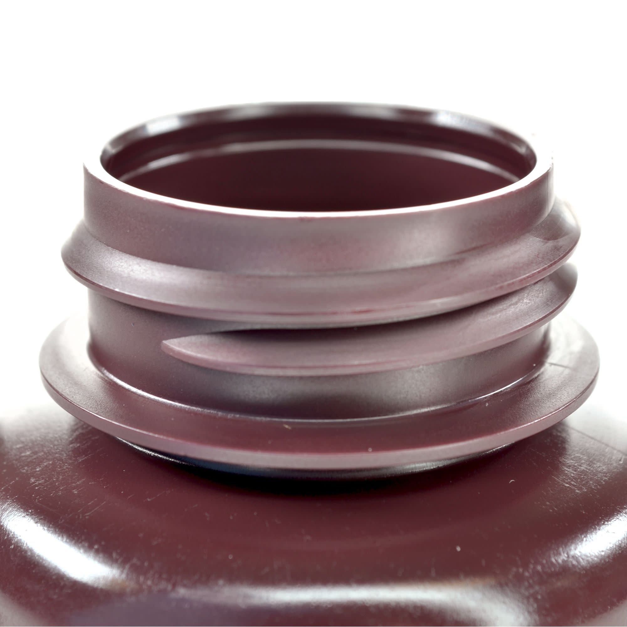 250-Bulk Pack Amber Wide Mouth HDPE Reagent Bottles with PP Caps and UV Shielding, 250mL, -100 to 120°C