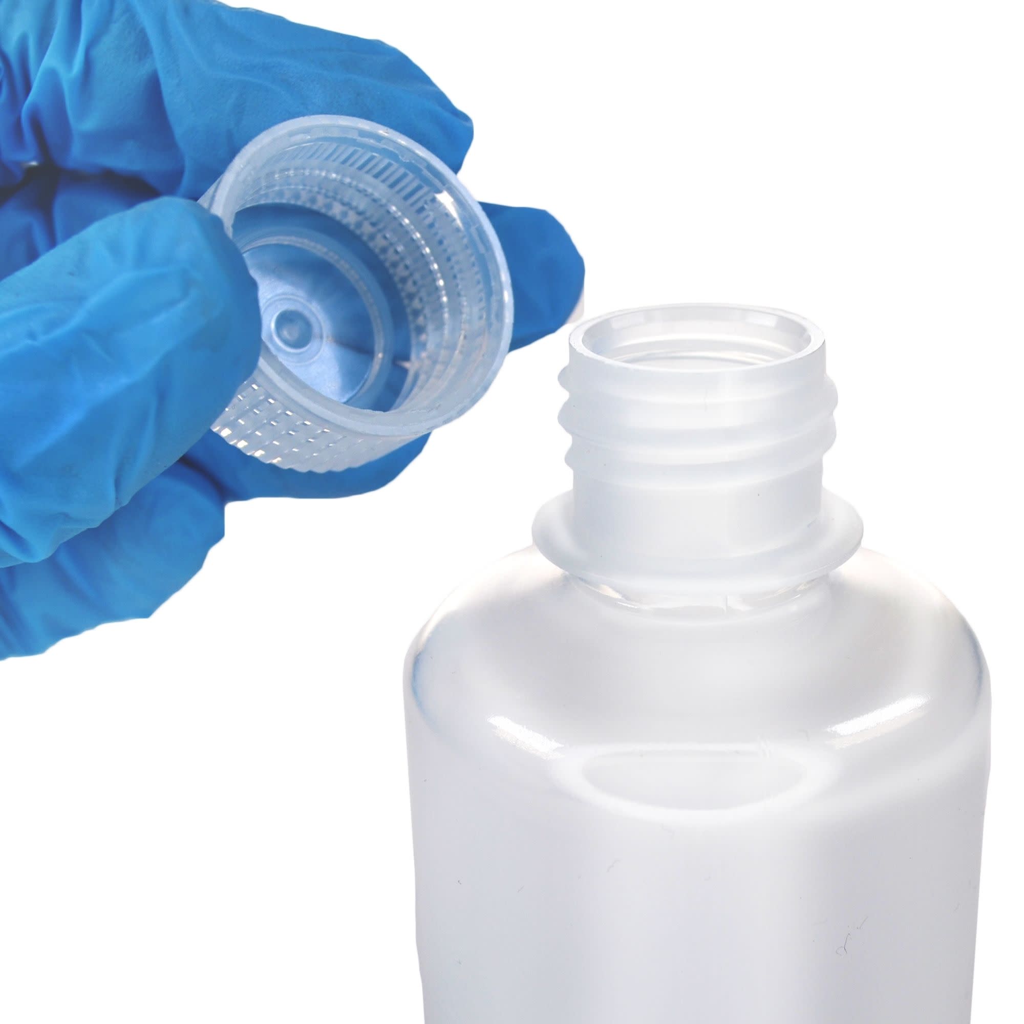 500-Bulk Pack Autoclavable Narrow Mouth Polypropylene Reagent Bottles, 125mL, 0-135°C