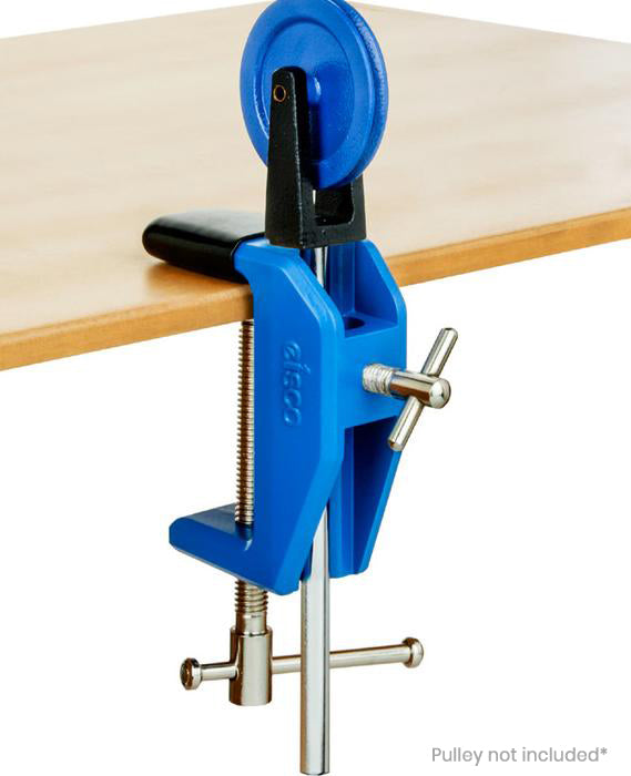 Heavy Duty Multi-Purpose Table Clamp with Vinyl Grip and Built-in Rod Holder, 2.55"