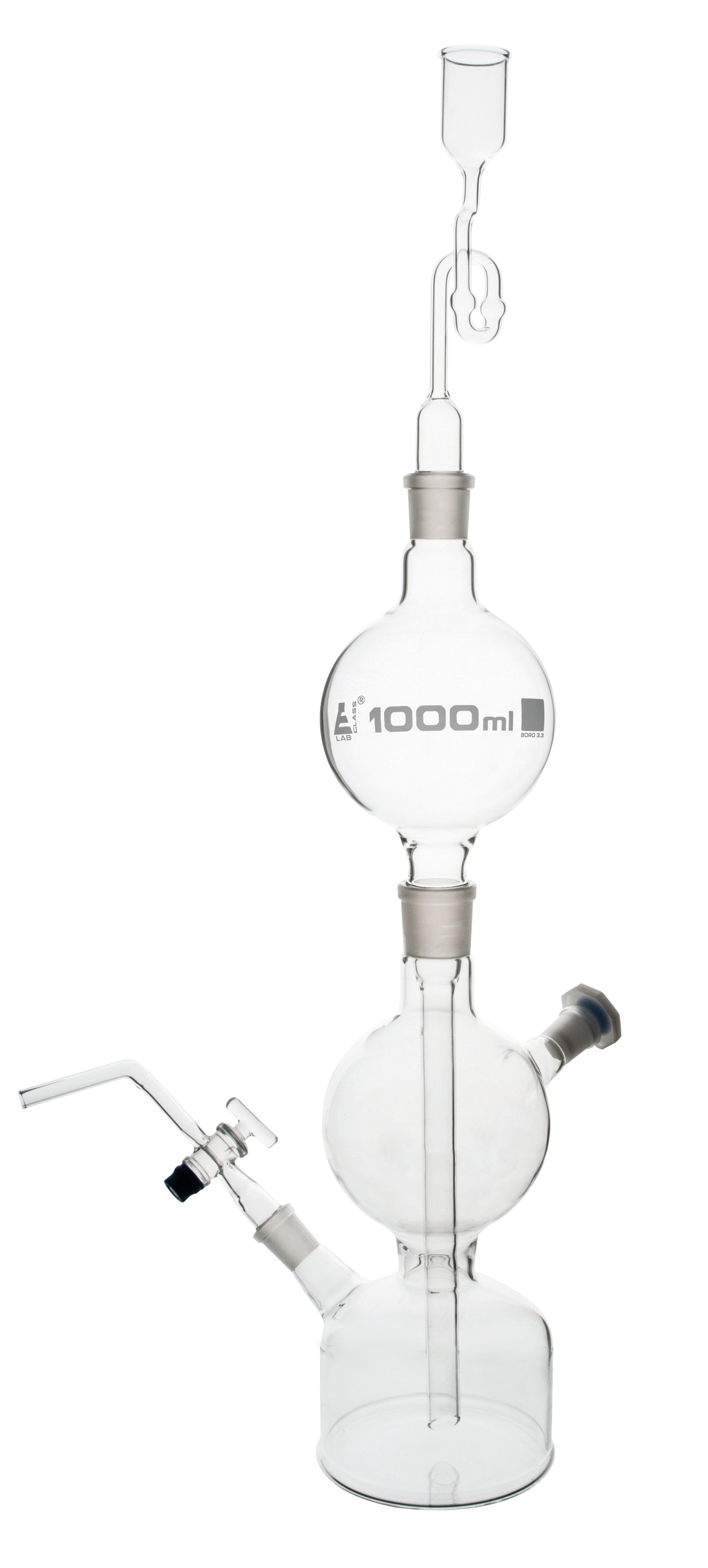 Borosilicate Glass Kipp's Gas Generator
