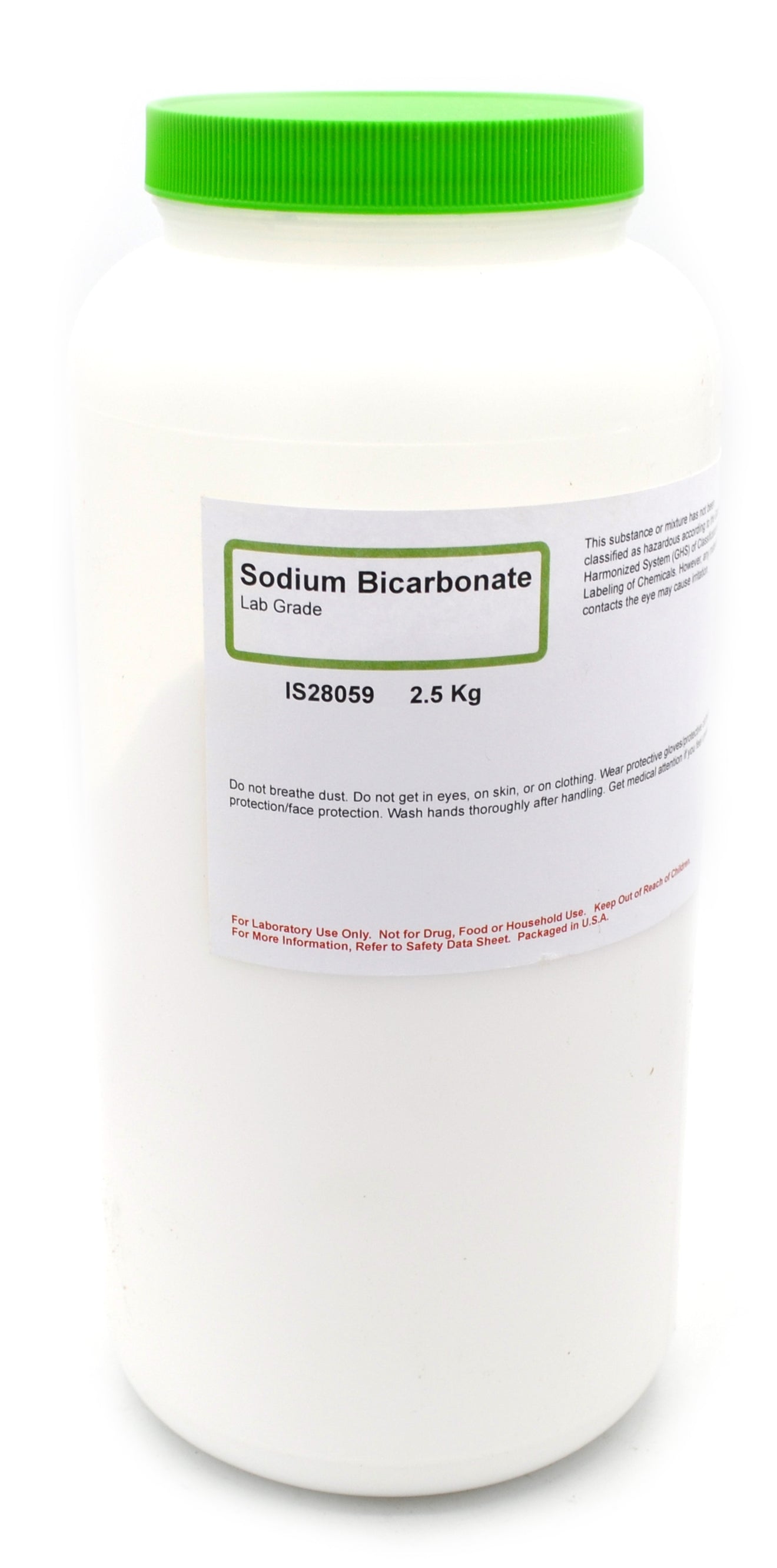 Laboratory Grade Sodium Bicarbonate, 2.5kg