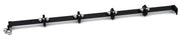 Gaussian Gun with 4 Magnets and 10 Steel Spheres