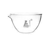 Flat Bottom Borosilicate Glass Evaporating Dish with Spout