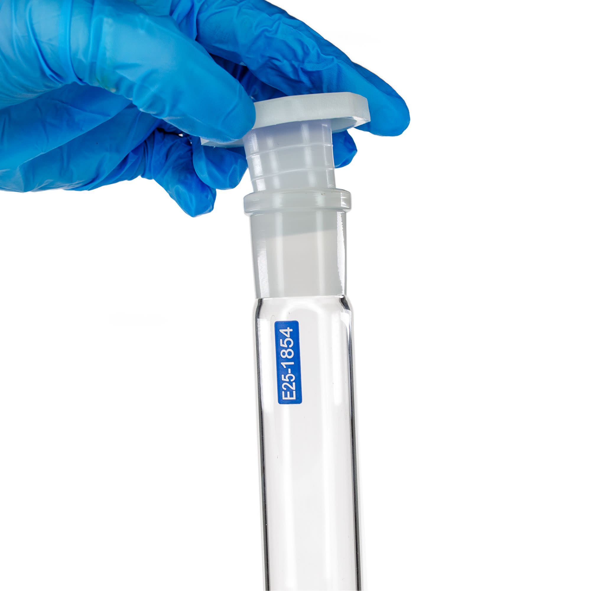 ASTM E288 Class A Volumetric Flask with Polypropylene Stopper, 1000mL, Single Graduation Mark, Borosilicate 3.3 Glass
