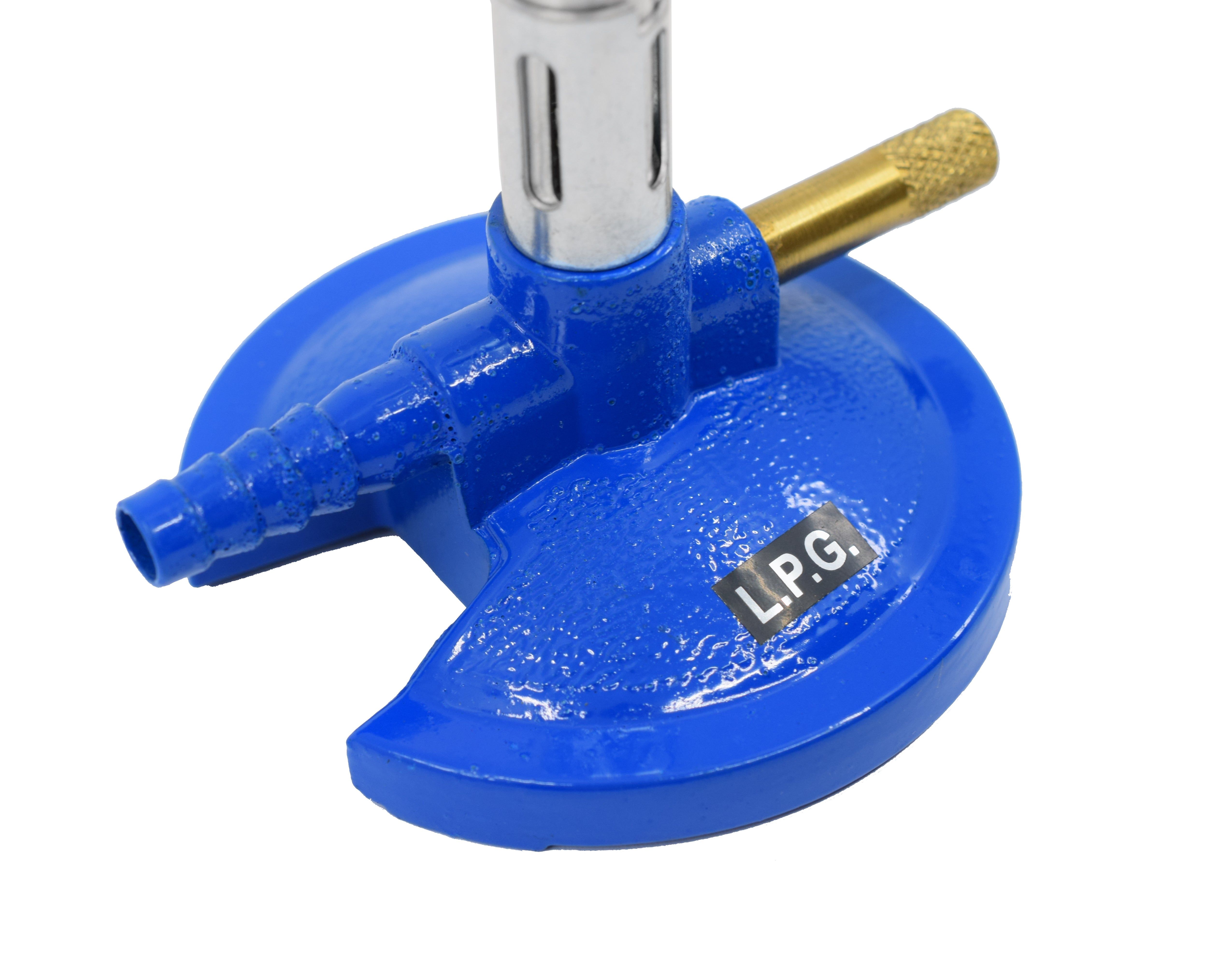 Premium LPG Bunsen Burner with Needle Valve and Flame Stabilizer