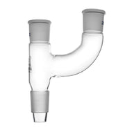 Two Parallel Necks Multiple Adapter, 29/32 Socket and 29/32 Cone, Borosilicate Glass