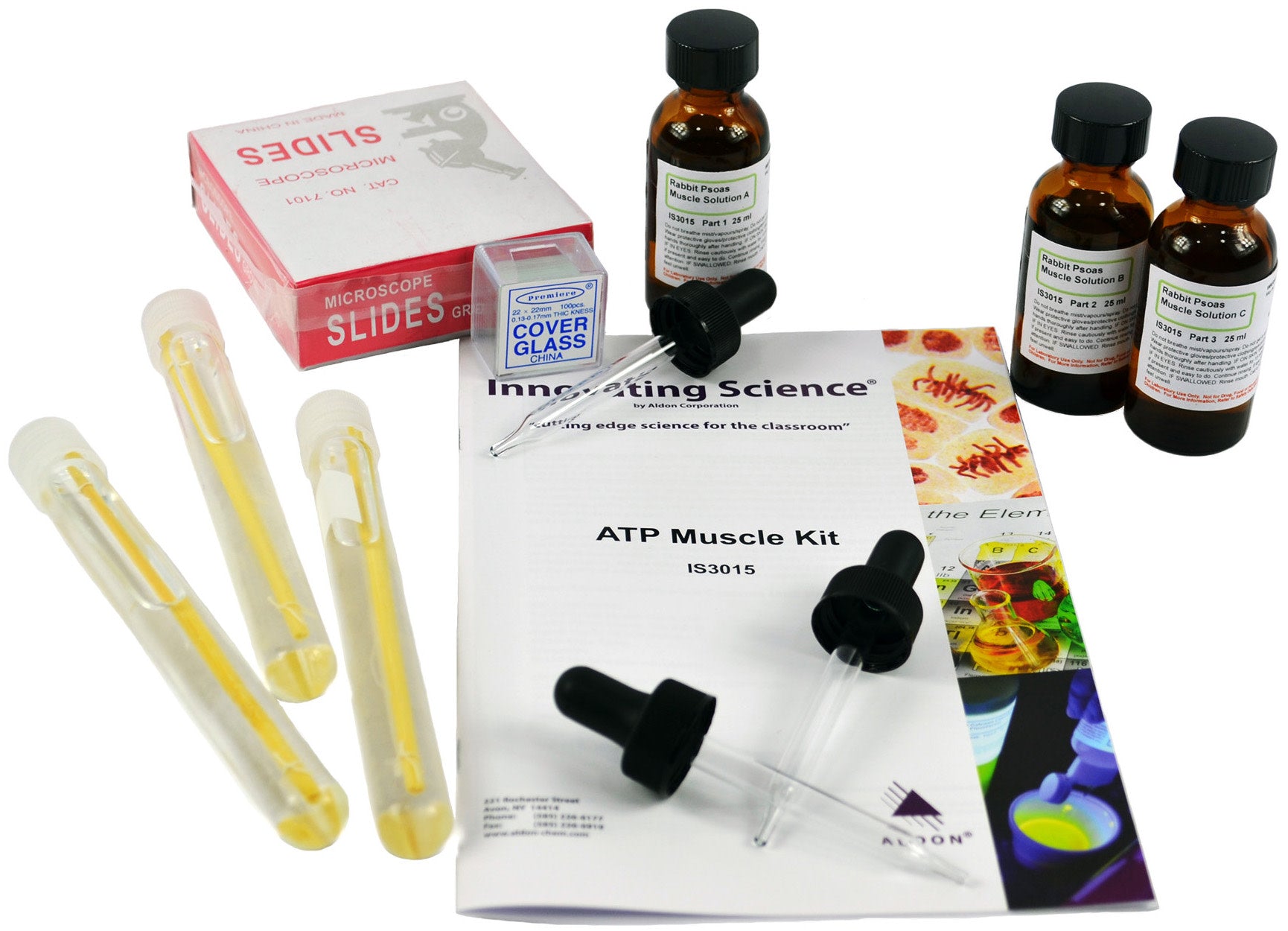 ATP Muscle Contraction Lab Kit with Glycerol-Preserved Tissue