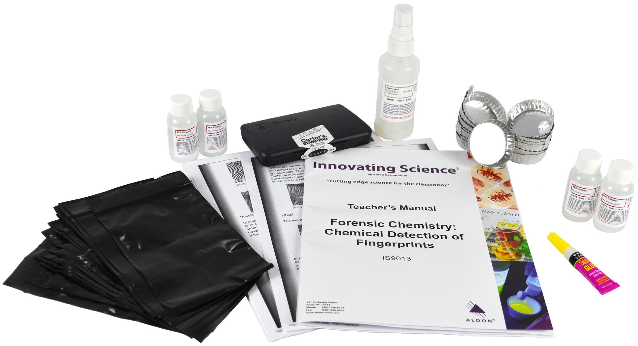 Chemical Detection of Fingerprints Forensic Chemistry Kit