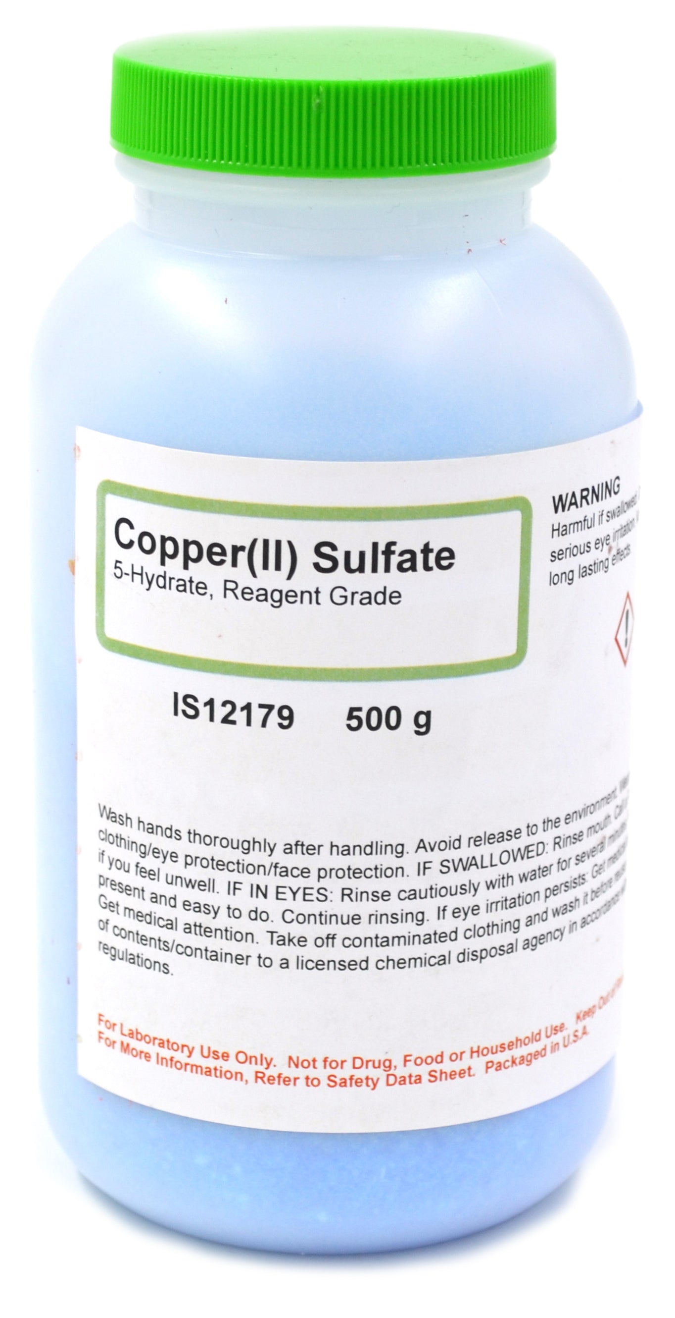 Reagent Grade Copper (II) Sulfate Pentahydrate, 500g
