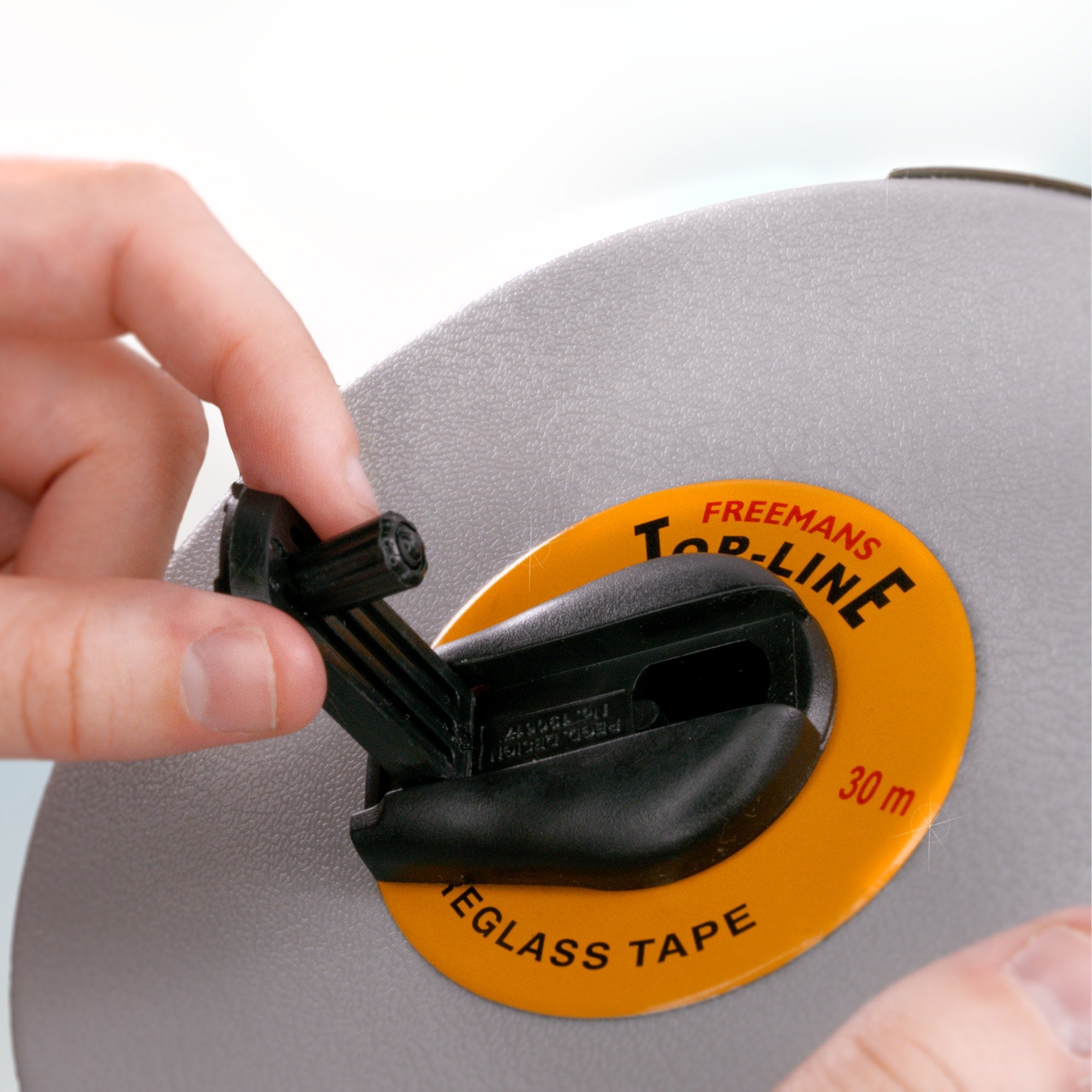 30m Fiberglass Tape Measure with PVC Cover, Metric and Imperial