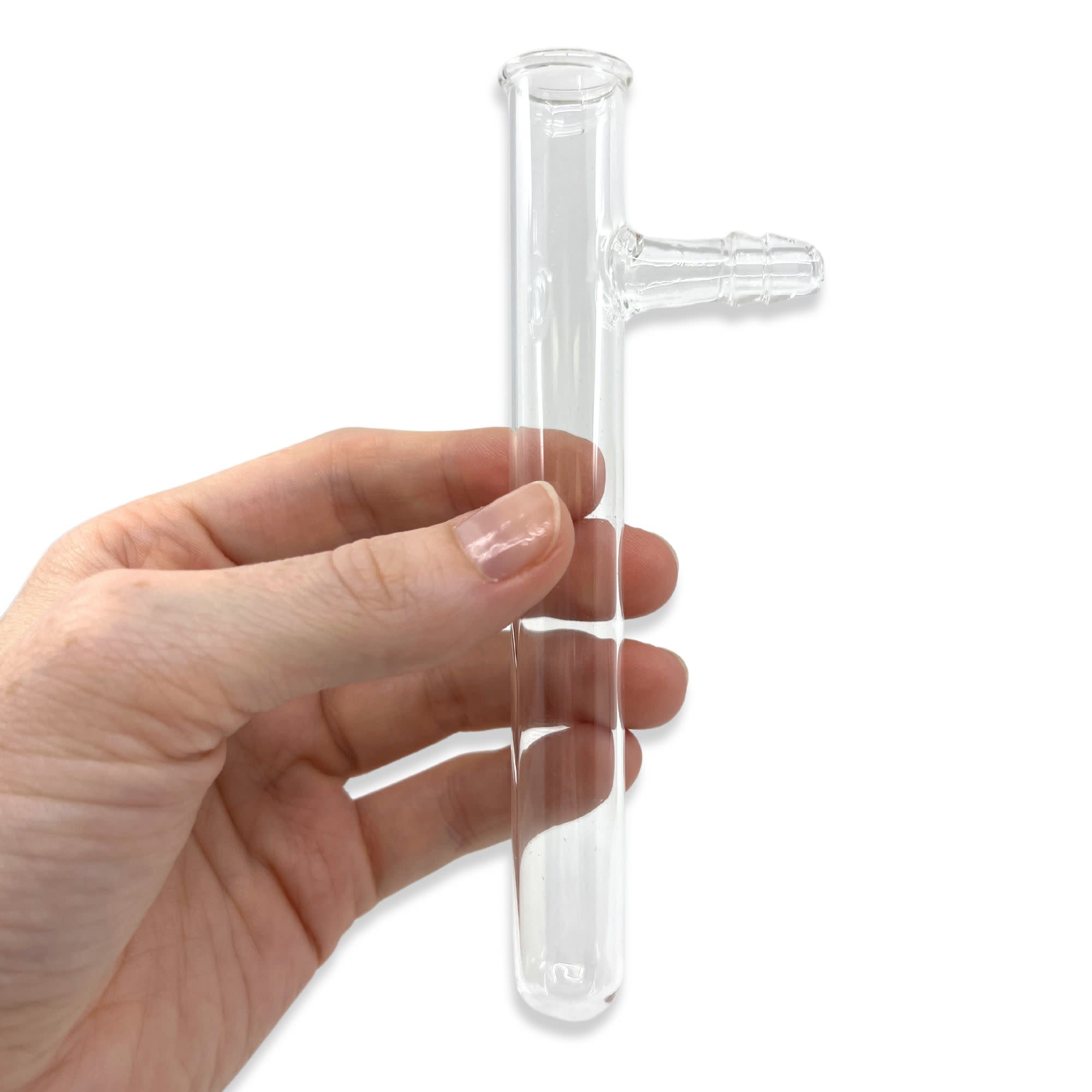 Test Tube with Side Arm, 125 x 16mm, Borosilicate Glass