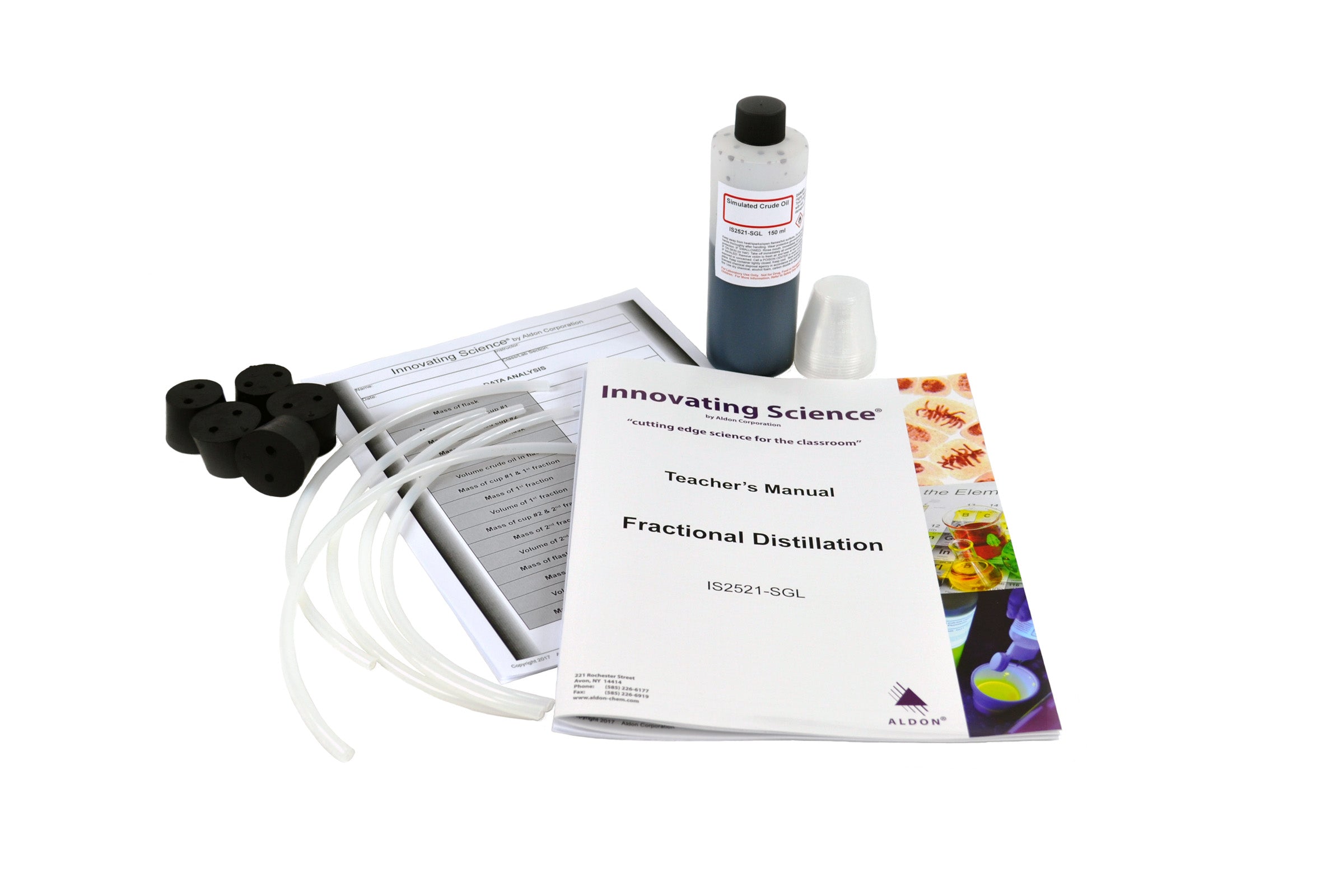 Fractional Distillation Small Group Learning Kit for 5 Student Groups