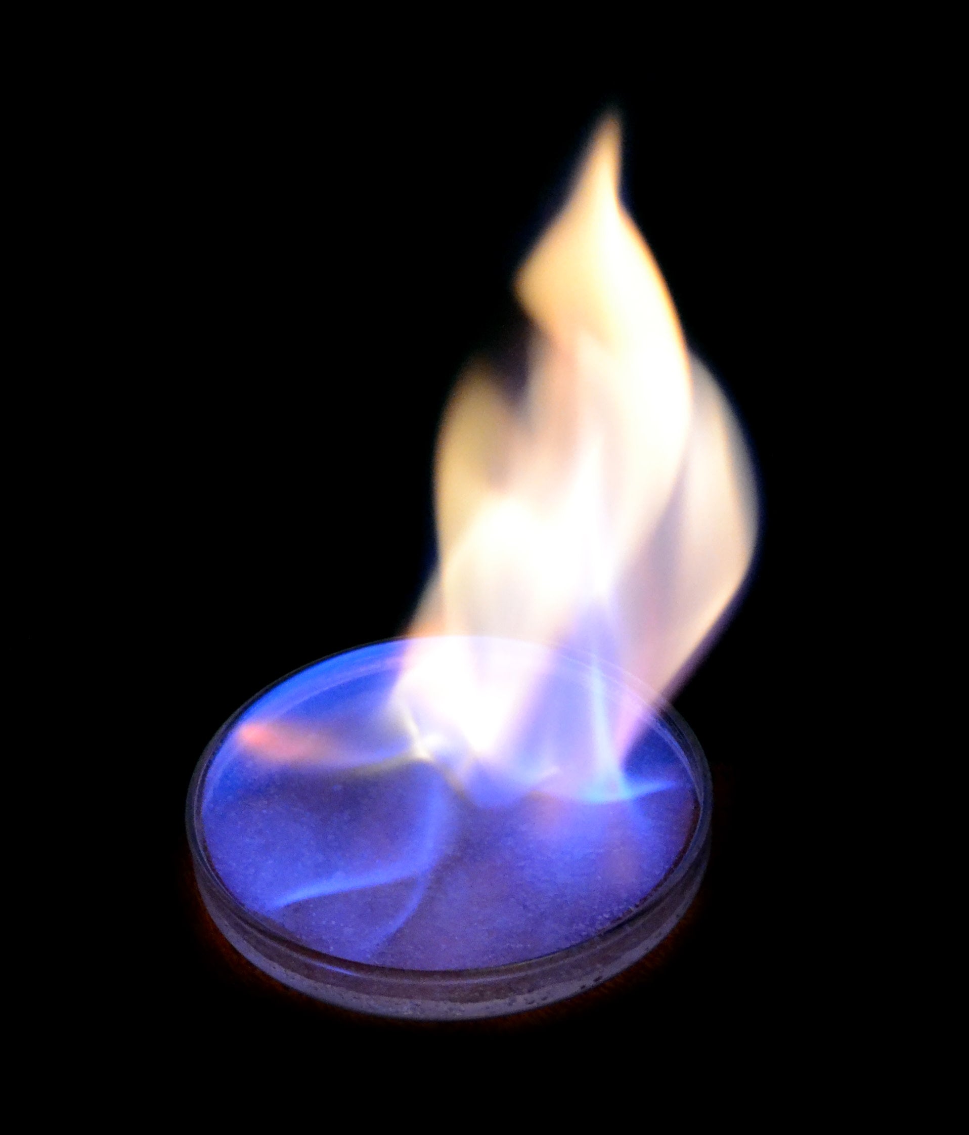 Solid Chemical Fuel Combustible Gel Formation Demonstration Kit