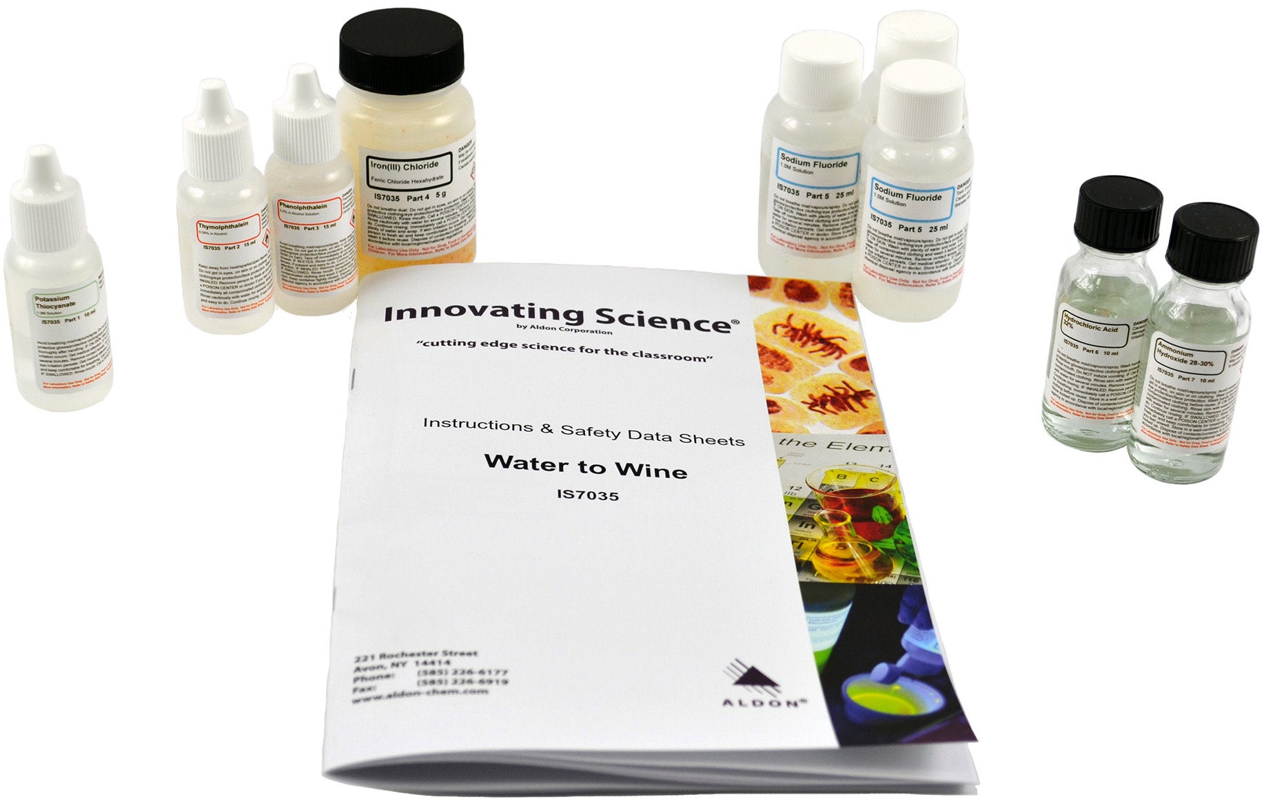 Water to Wine Chemistry Demonstration Kit