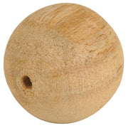 Drilled Hardwood Pendulum Ball, 1"