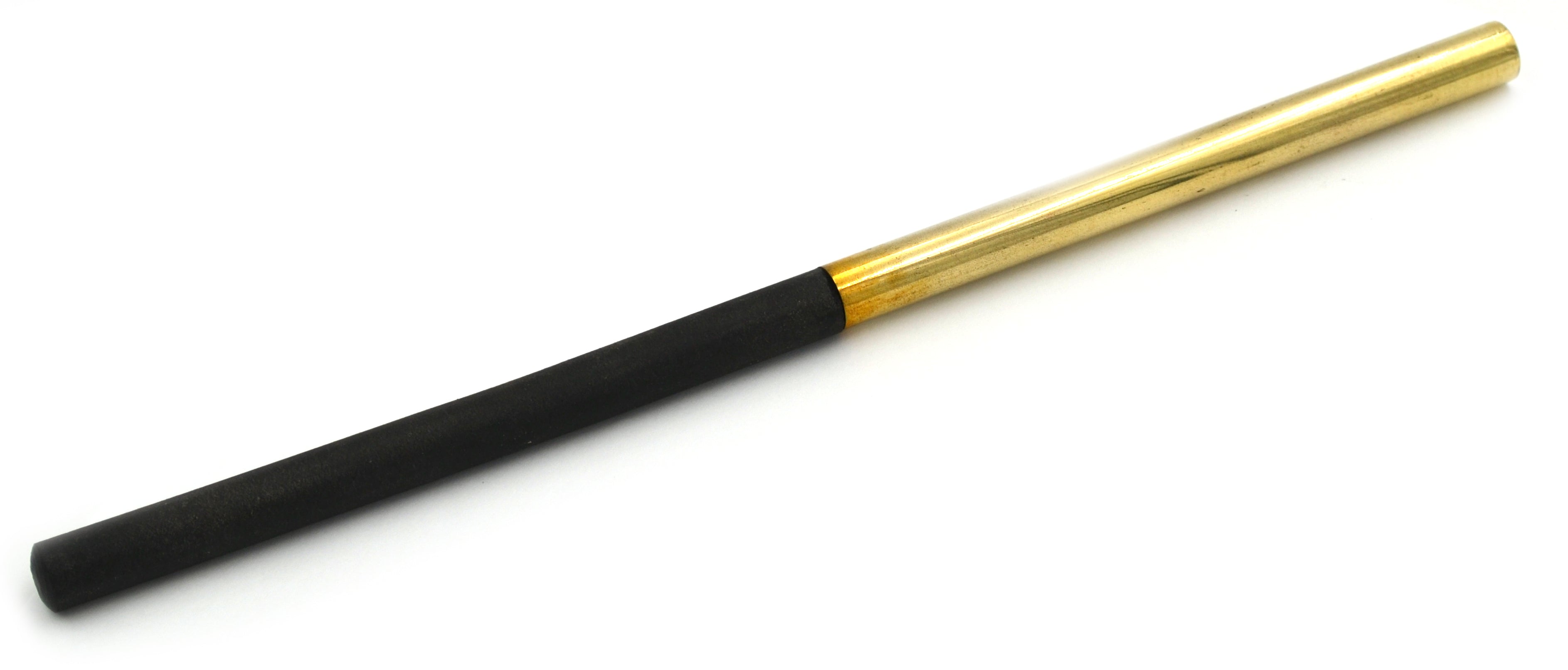 Half Ebonite / Half Brass Friction Rod, 0.5 x 12"