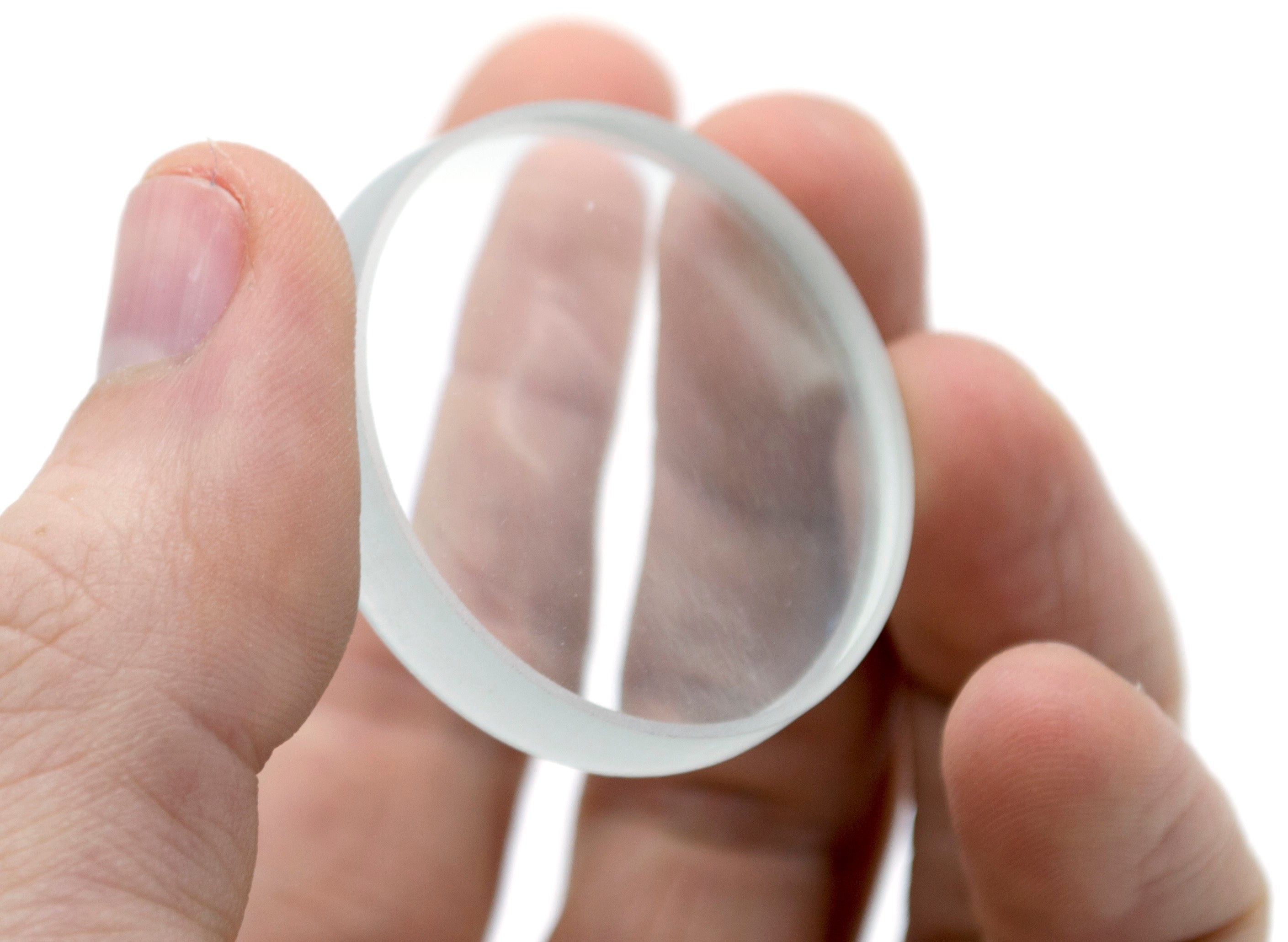Optically Worked Double Concave Glass Lens, 38mm Diameter