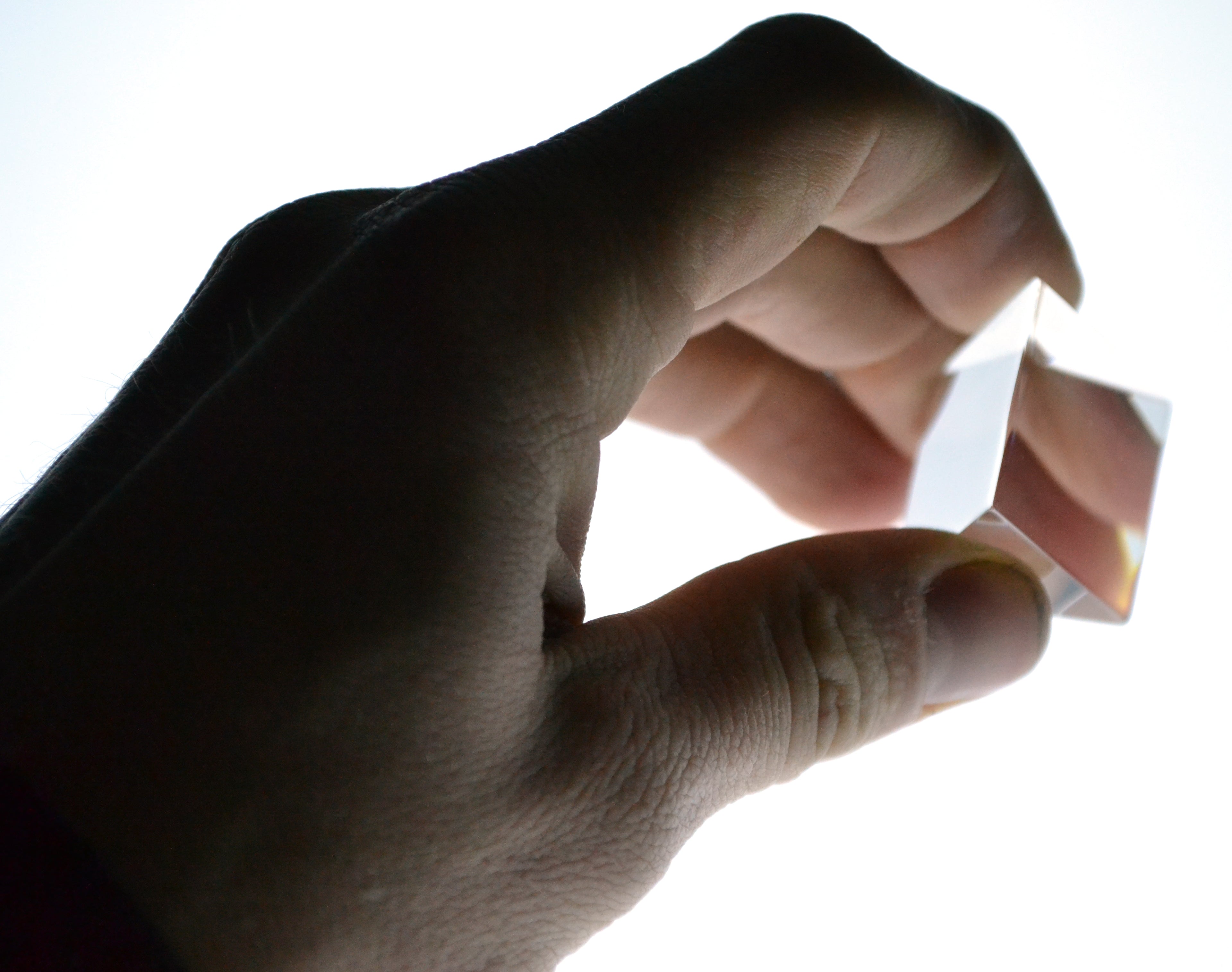 Equilateral Acrylic Prism, 25mm Length, 25mm Faces