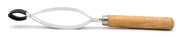 Stainless Steel Spring Clip Test Tube Holder with Wooden Handle