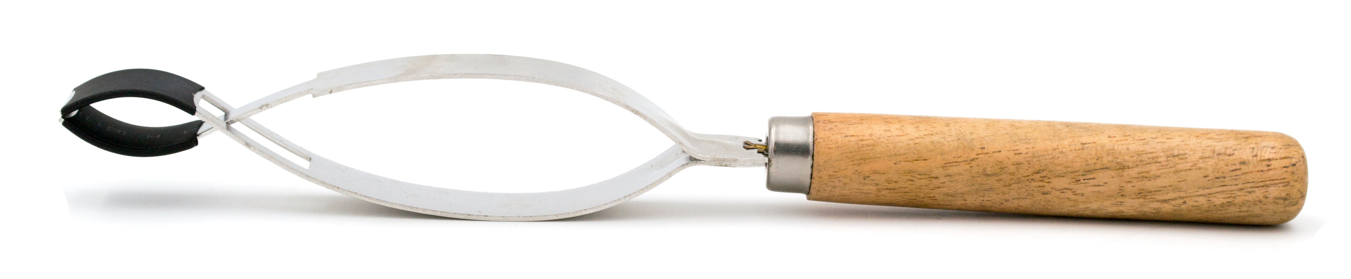 Stainless Steel Spring Clip Test Tube Holder with Wooden Handle