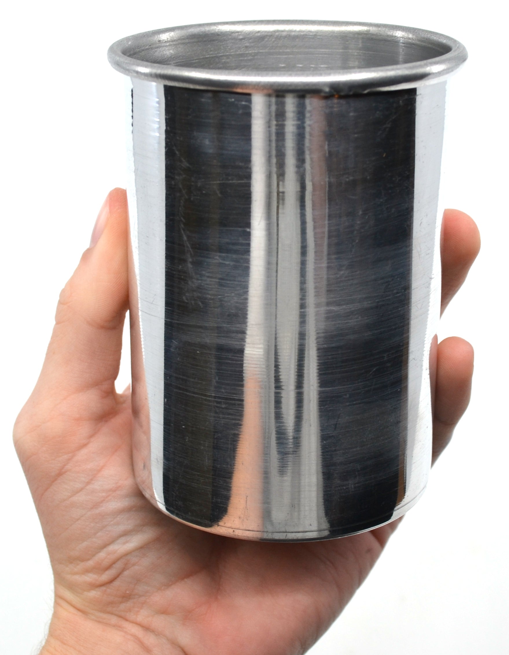 Aluminum Calorimeter Inner Vessel with Parallel Sides, 4 x 3"