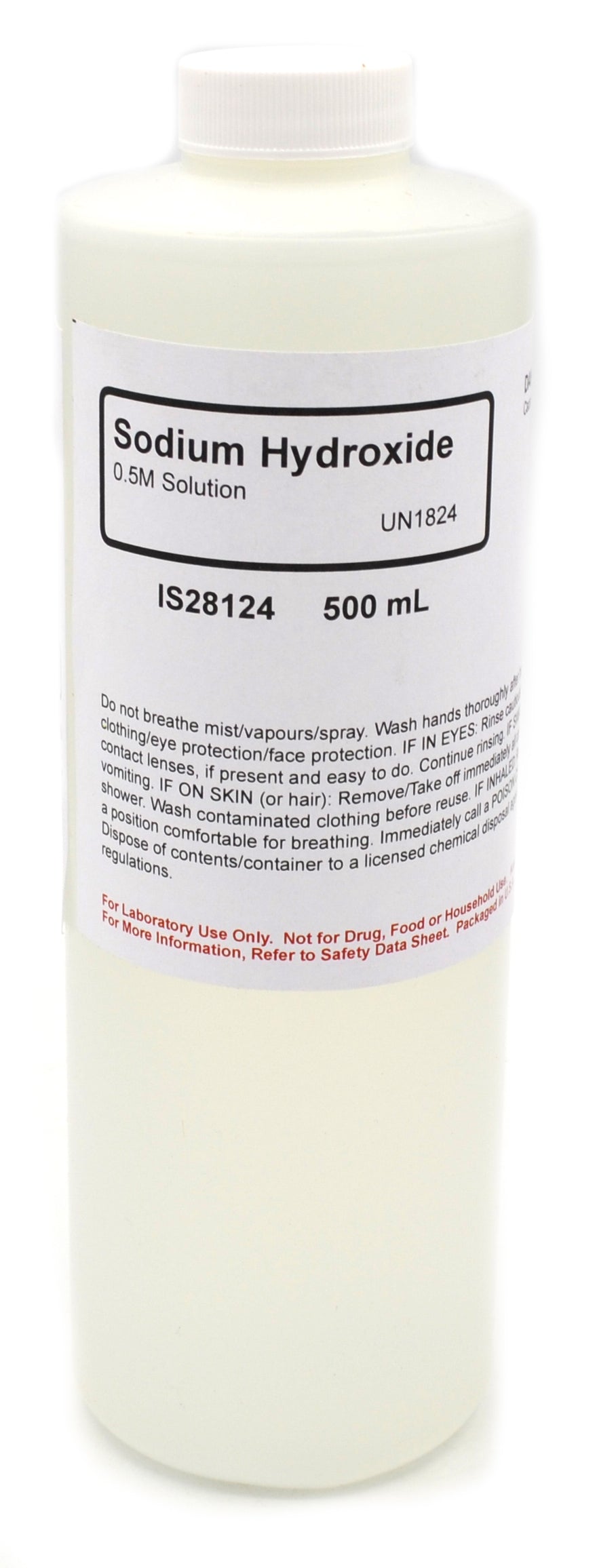 Sodium Hydroxide, 0.5M Solution