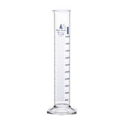 Class A Graduated Cylinder with Calibration Certificate, 500mL, Hexagonal Base, Blue Graduations, Borosilicate Glass