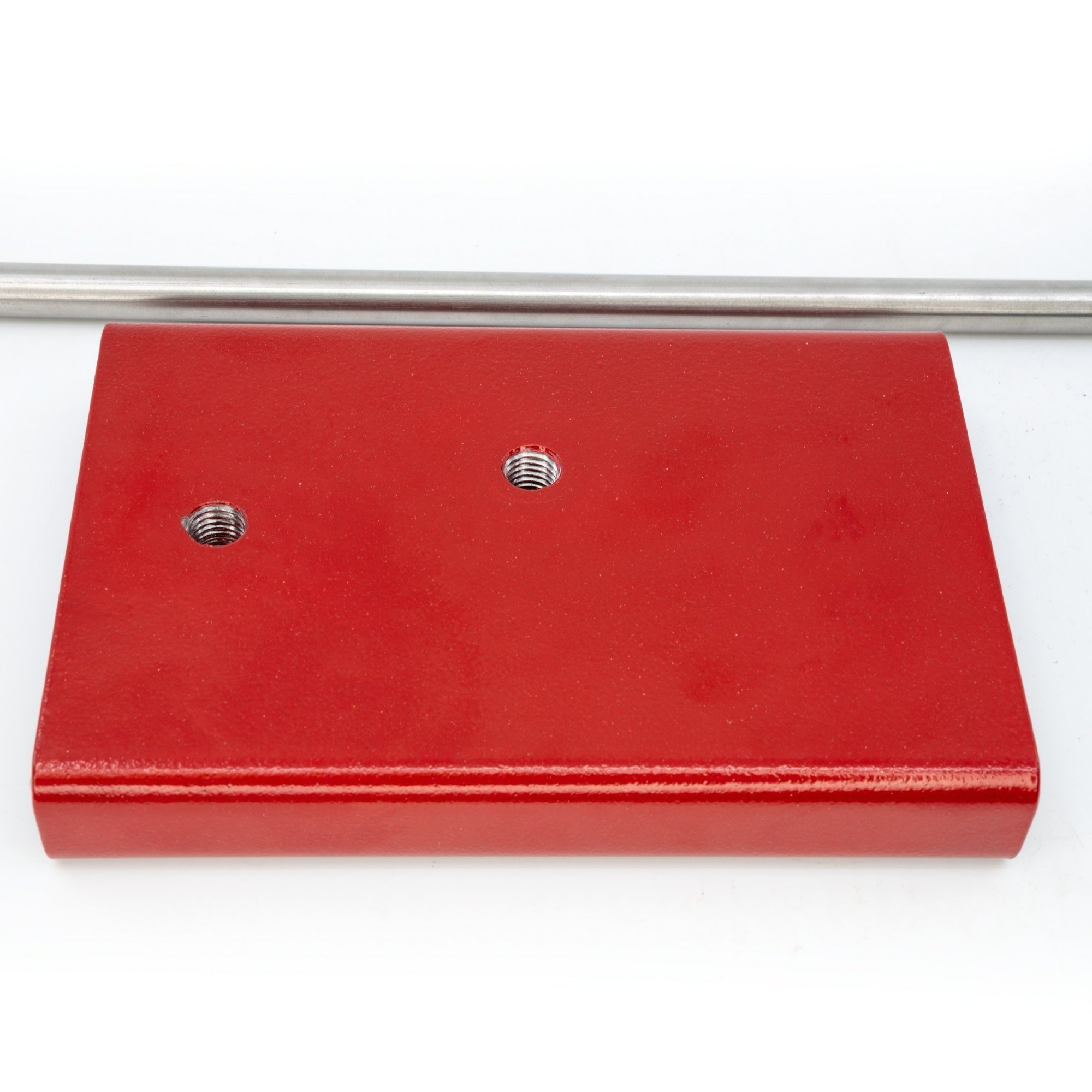 Rectangular Retort Base and 19.8" Rod Set with Threaded Connection, 6 x 4"