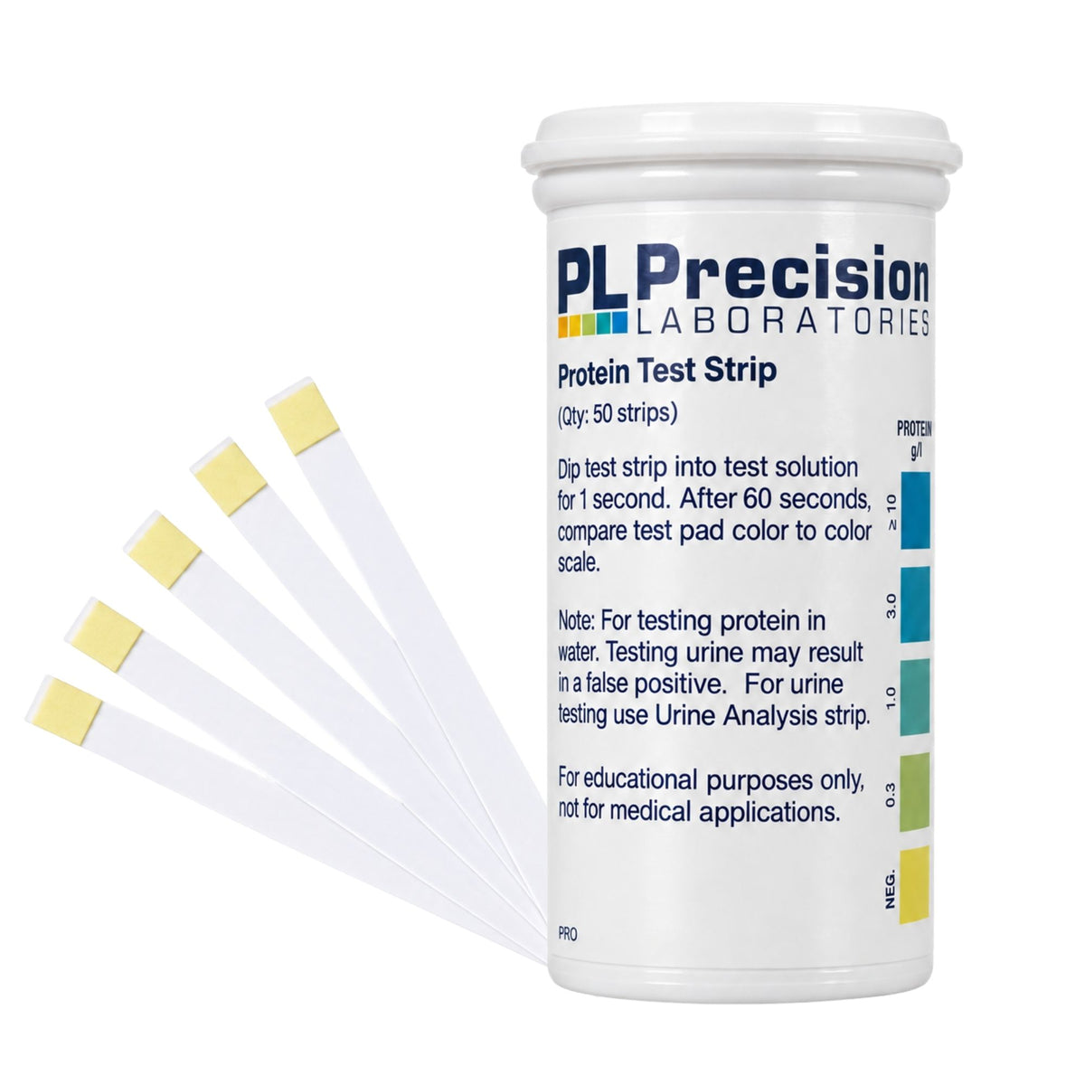 Protein Test Strips, 50-Strip Pack