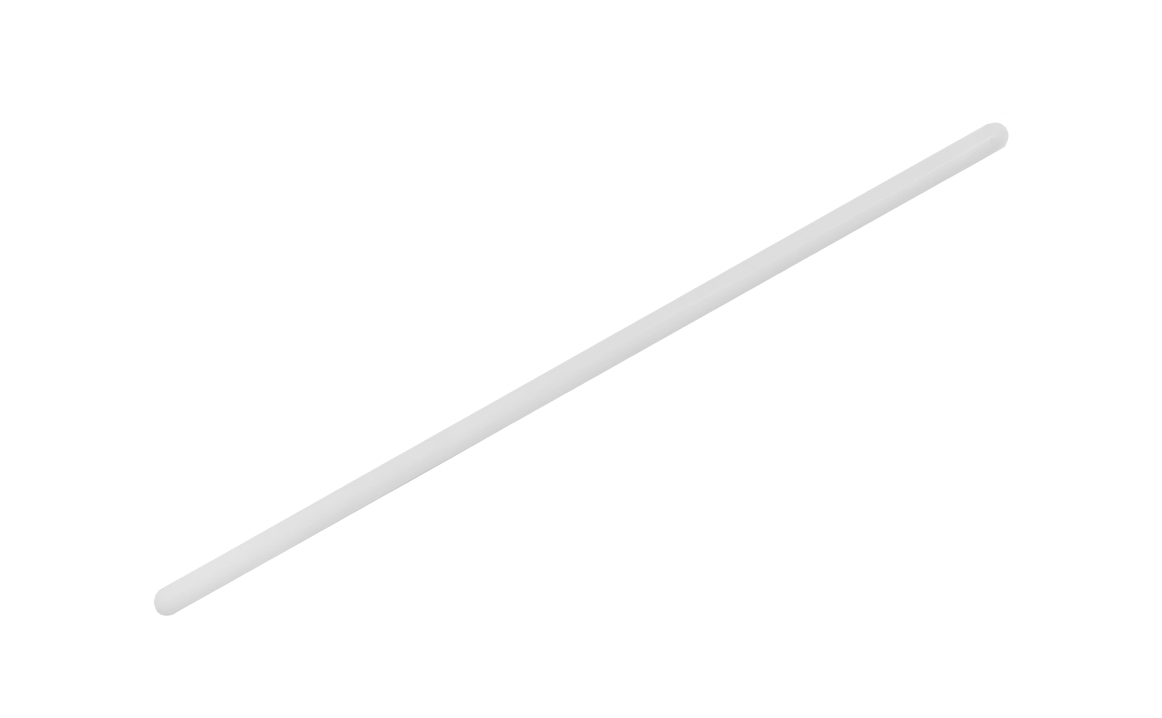 5.9" Polypropylene Stirring Rods with Rounded Ends, 6mm, 12-Pack