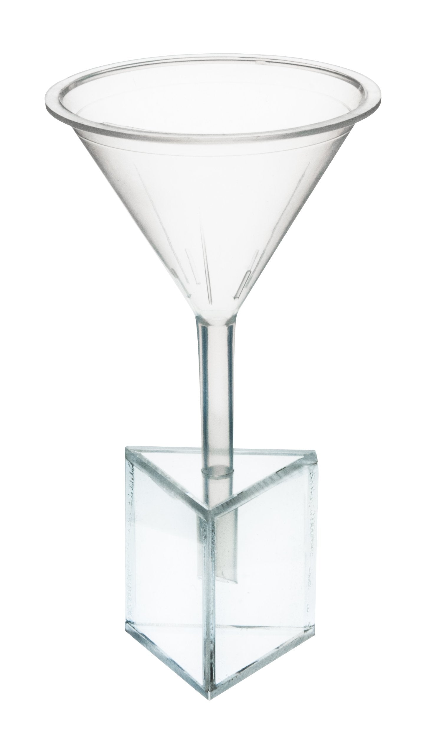 Hollow Equilateral Acrylic Prism, 45mm