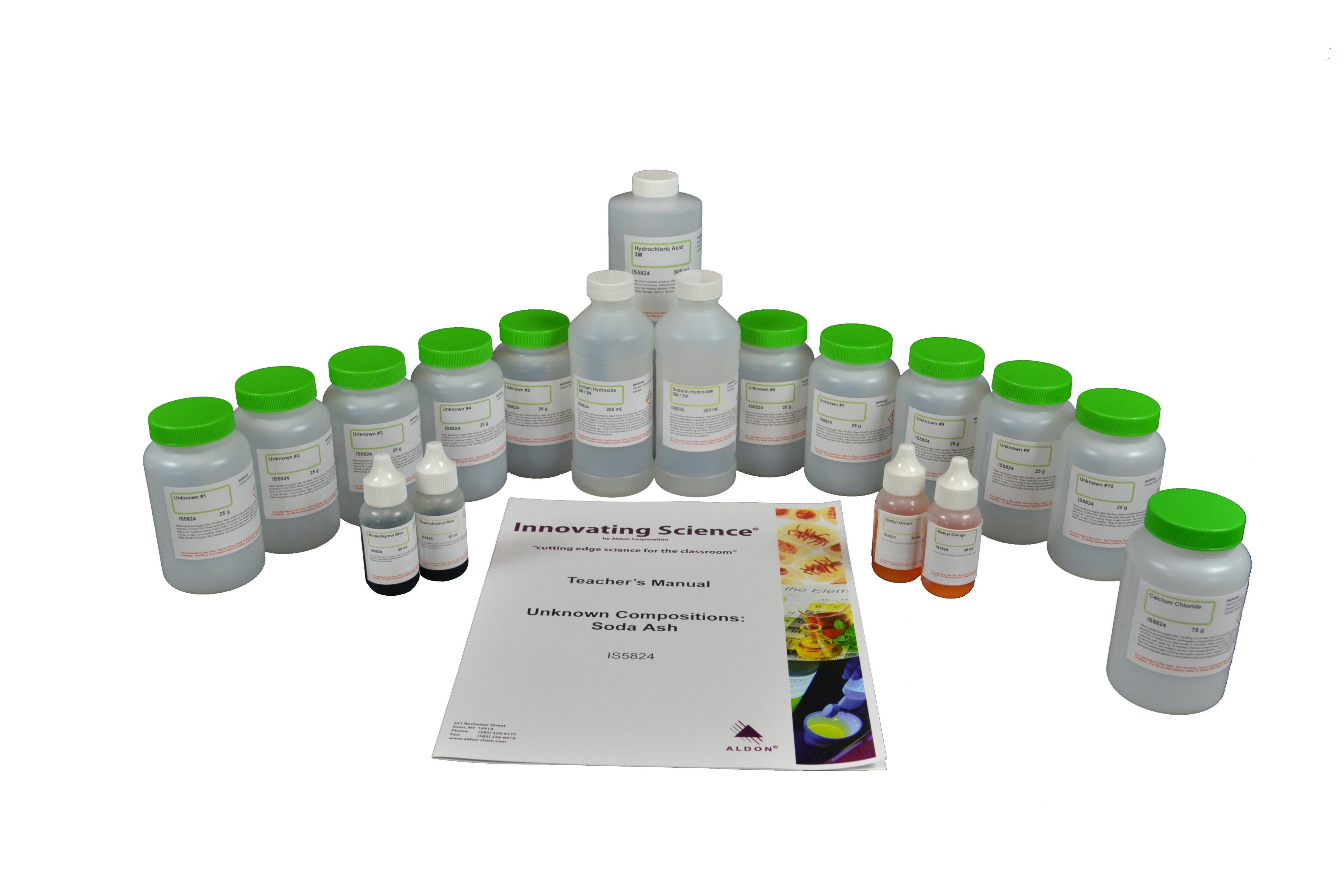 Unknown Compositions Soda Ash Gravimetric Titration Lab Kit