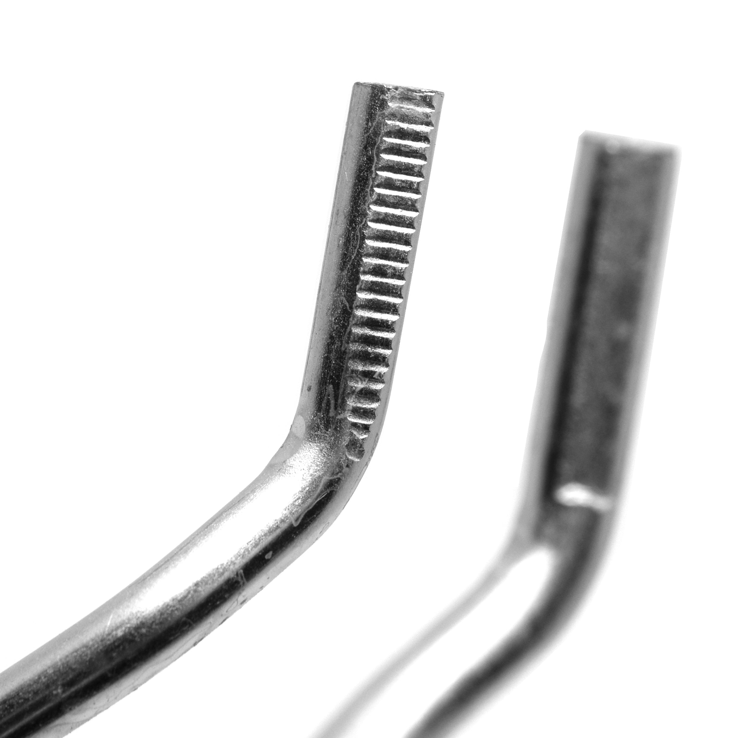 9.5" Crucible Tongs with Bow and Serrated Tips