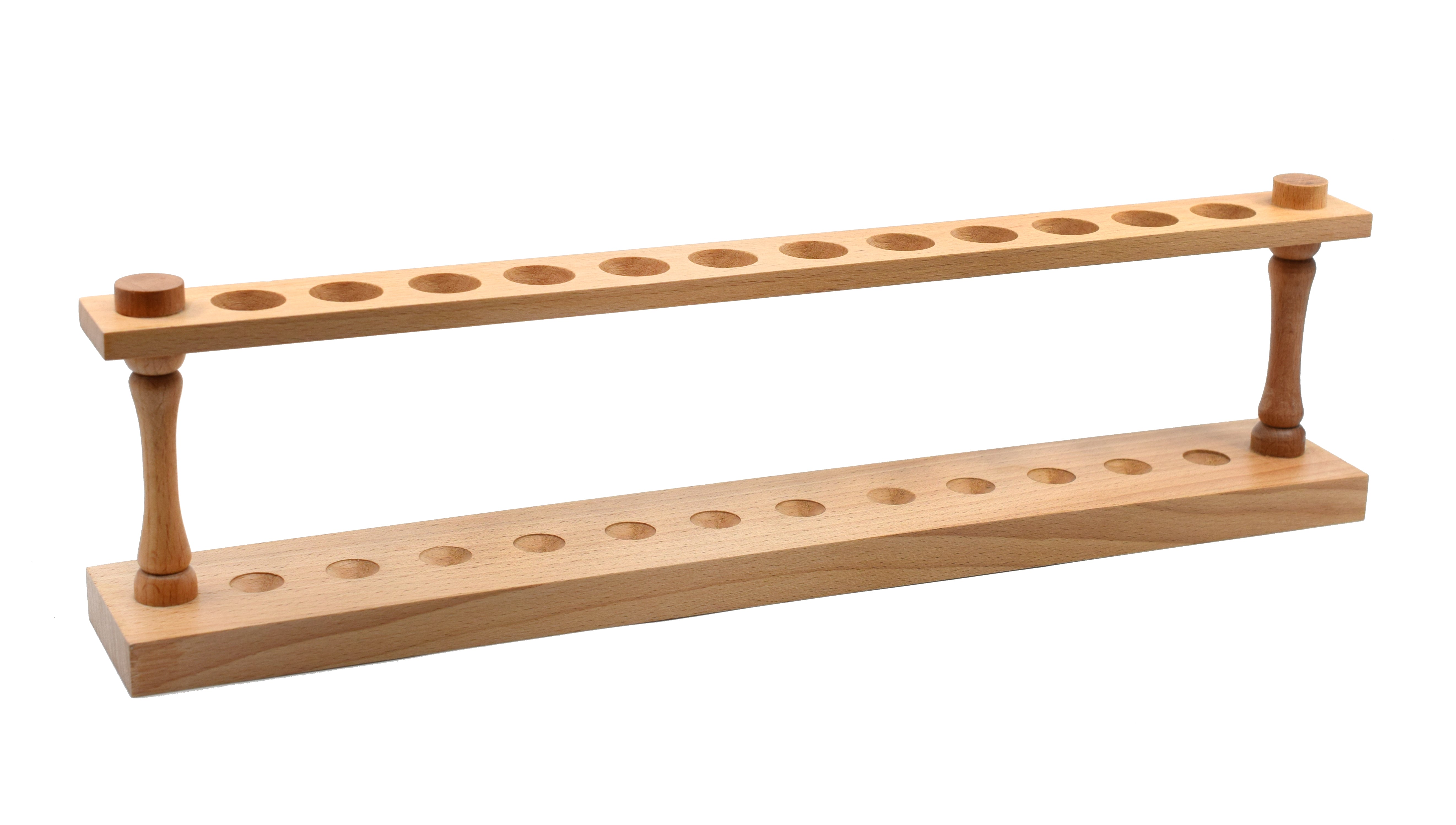 Hardwood Test Tube Rack for 12 Tubes, 22mm