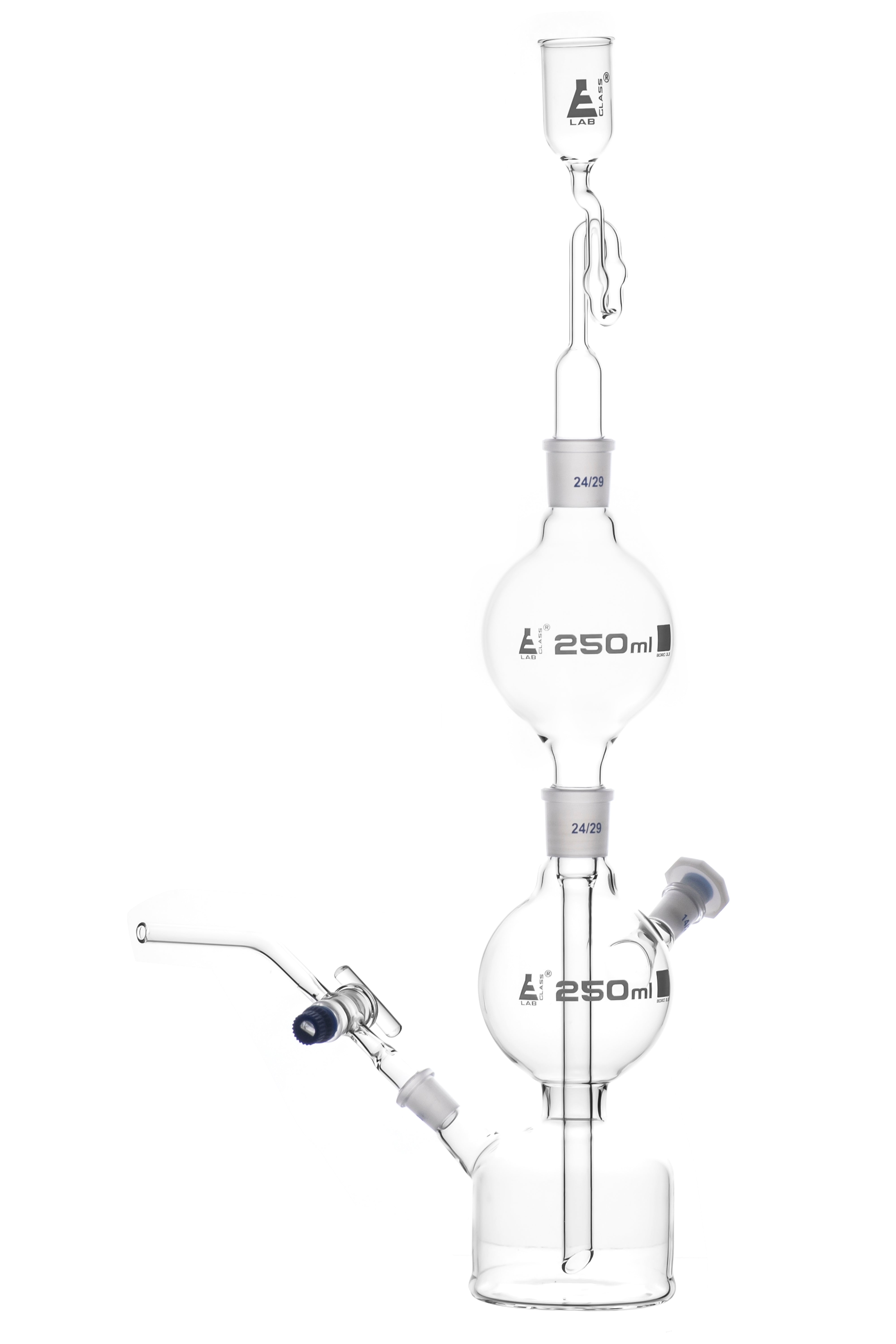 Borosilicate Glass Kipp's Gas Generator