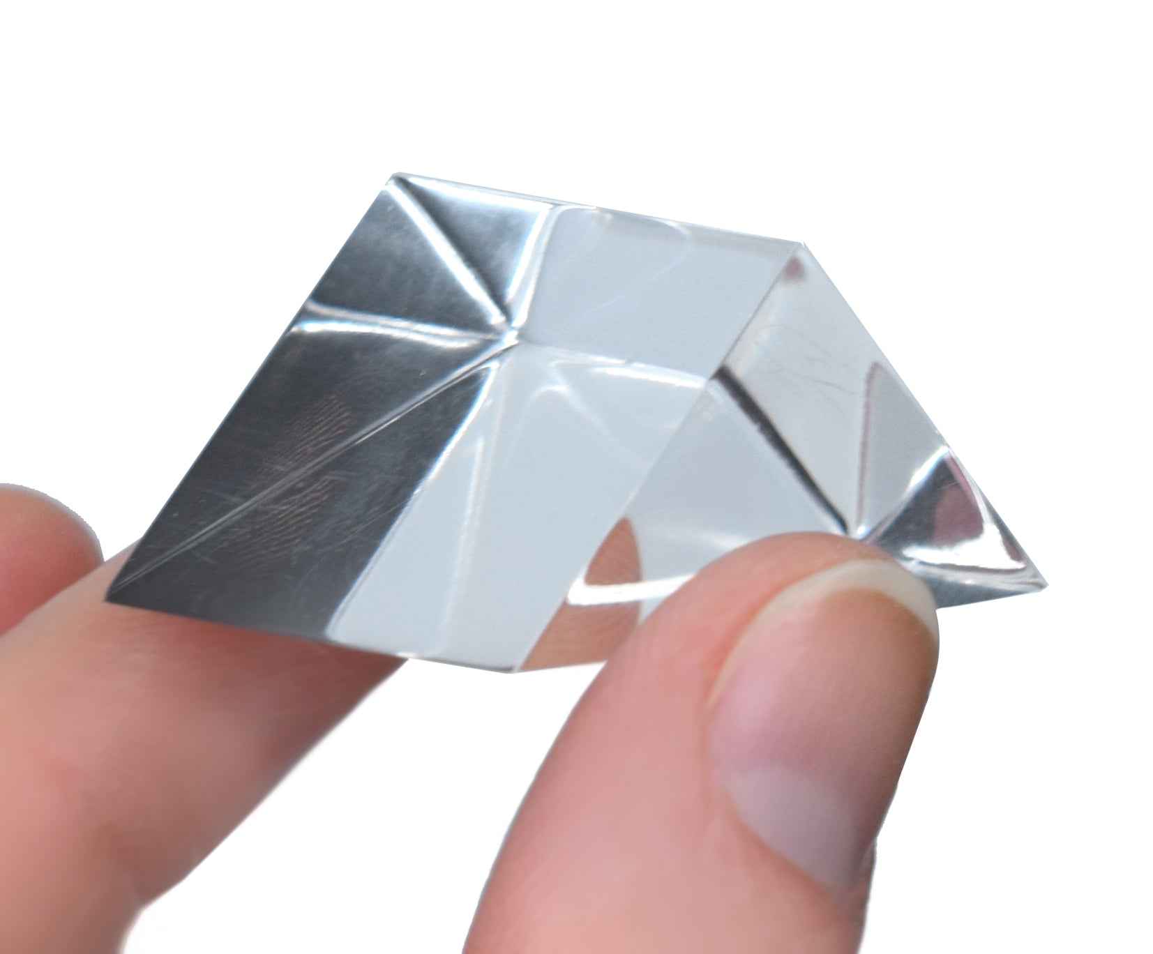Right-Angled Acrylic Prism, 25mm Length, 35mm Hypotenuse