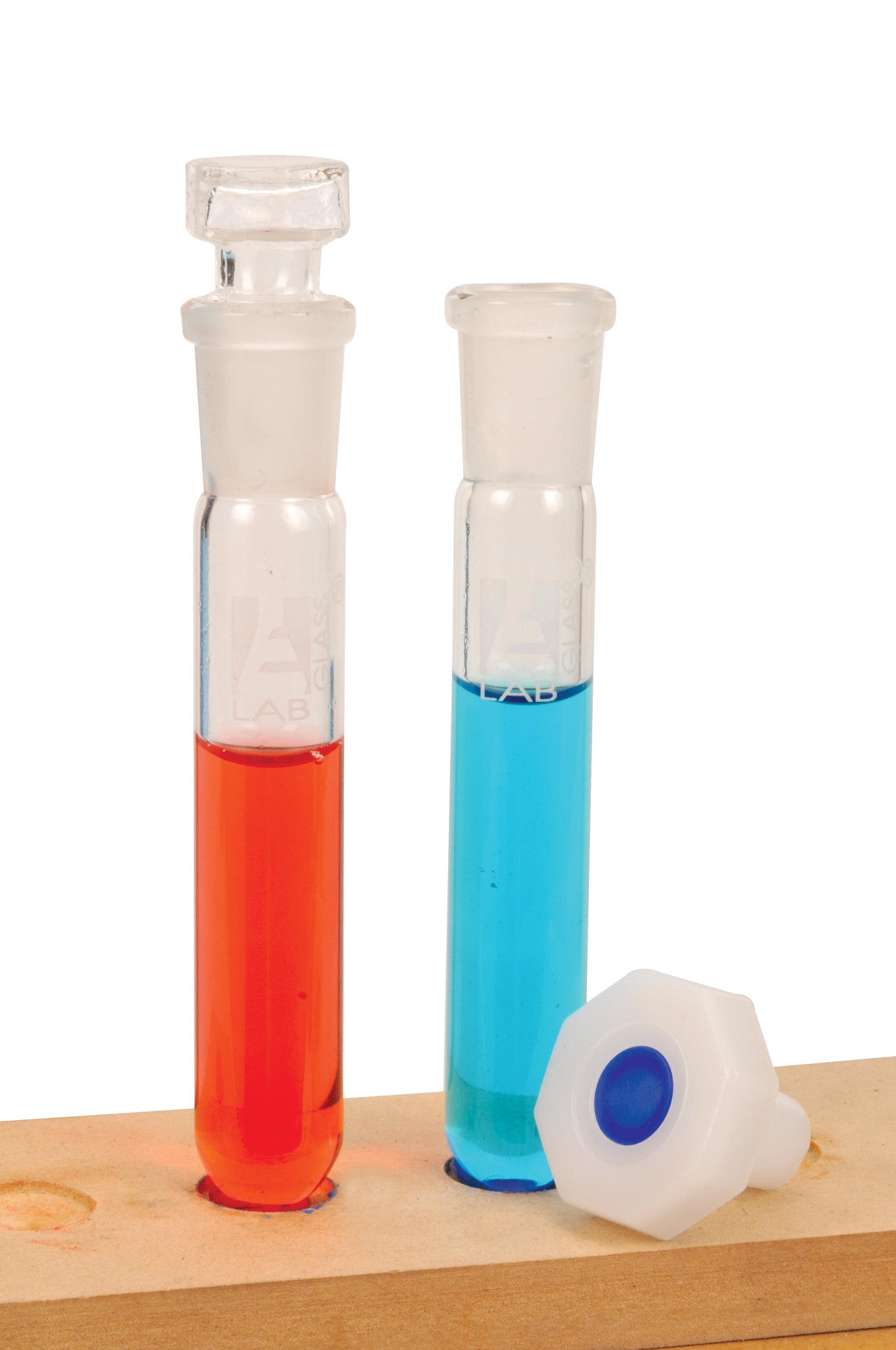 Borosilicate Glass Test Tube with Interchangeable Stopper