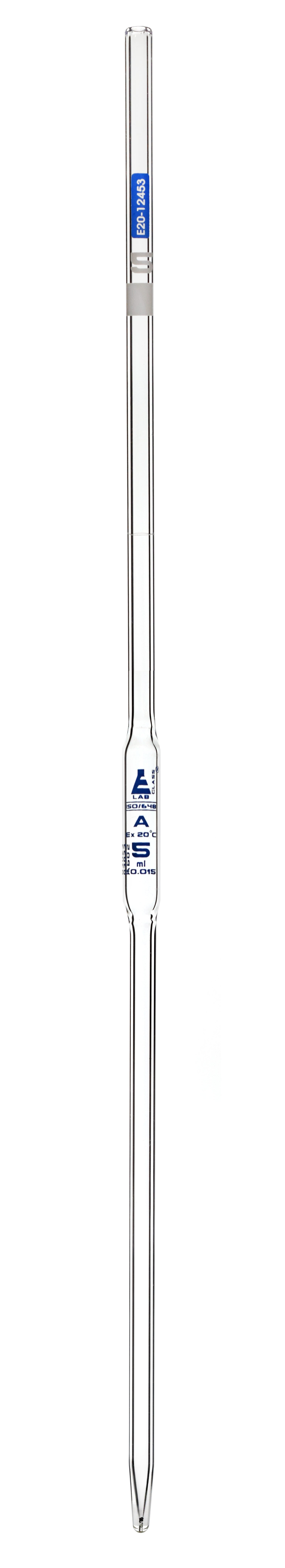 Class A Graduated Borosilicate Glass Volumetric Pipette