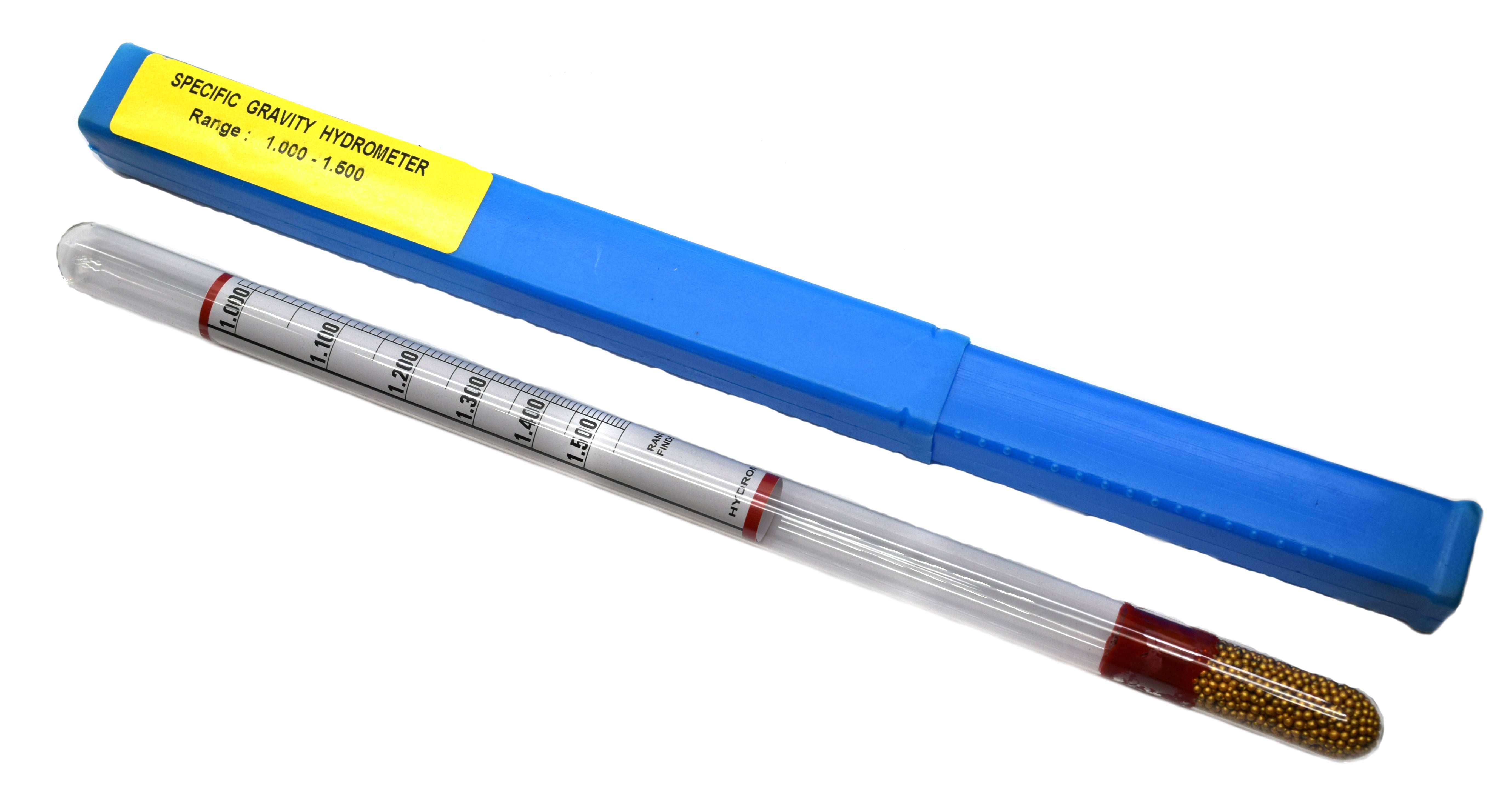 Specific Gravity Laboratory Hydrometer with Protective Case