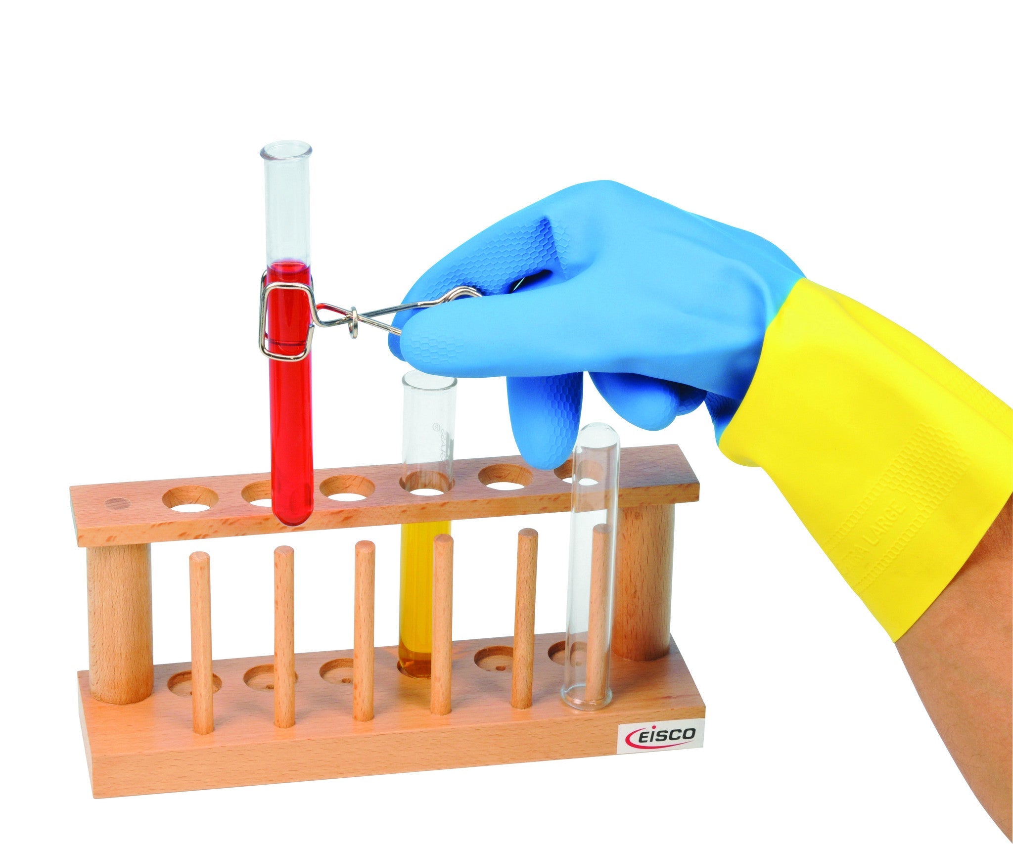 Bi-Color Rubber Lab Gloves