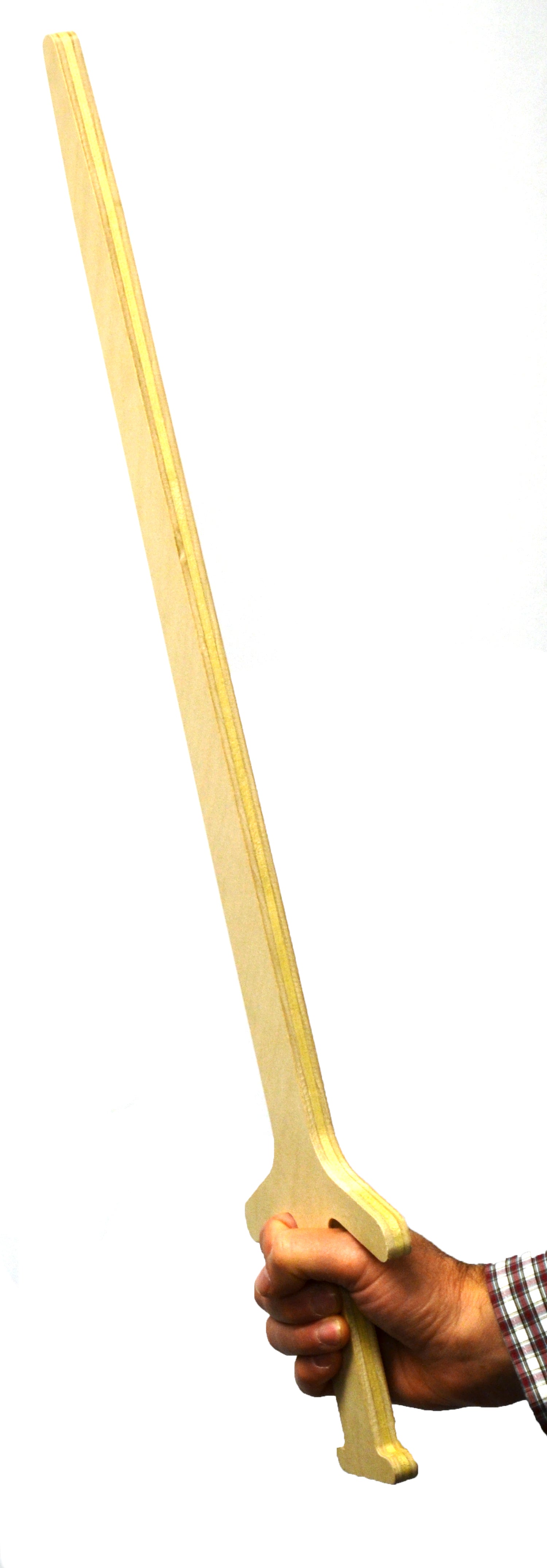 American Birch Plywood Wooden Knight's Sword, 25.5 inch